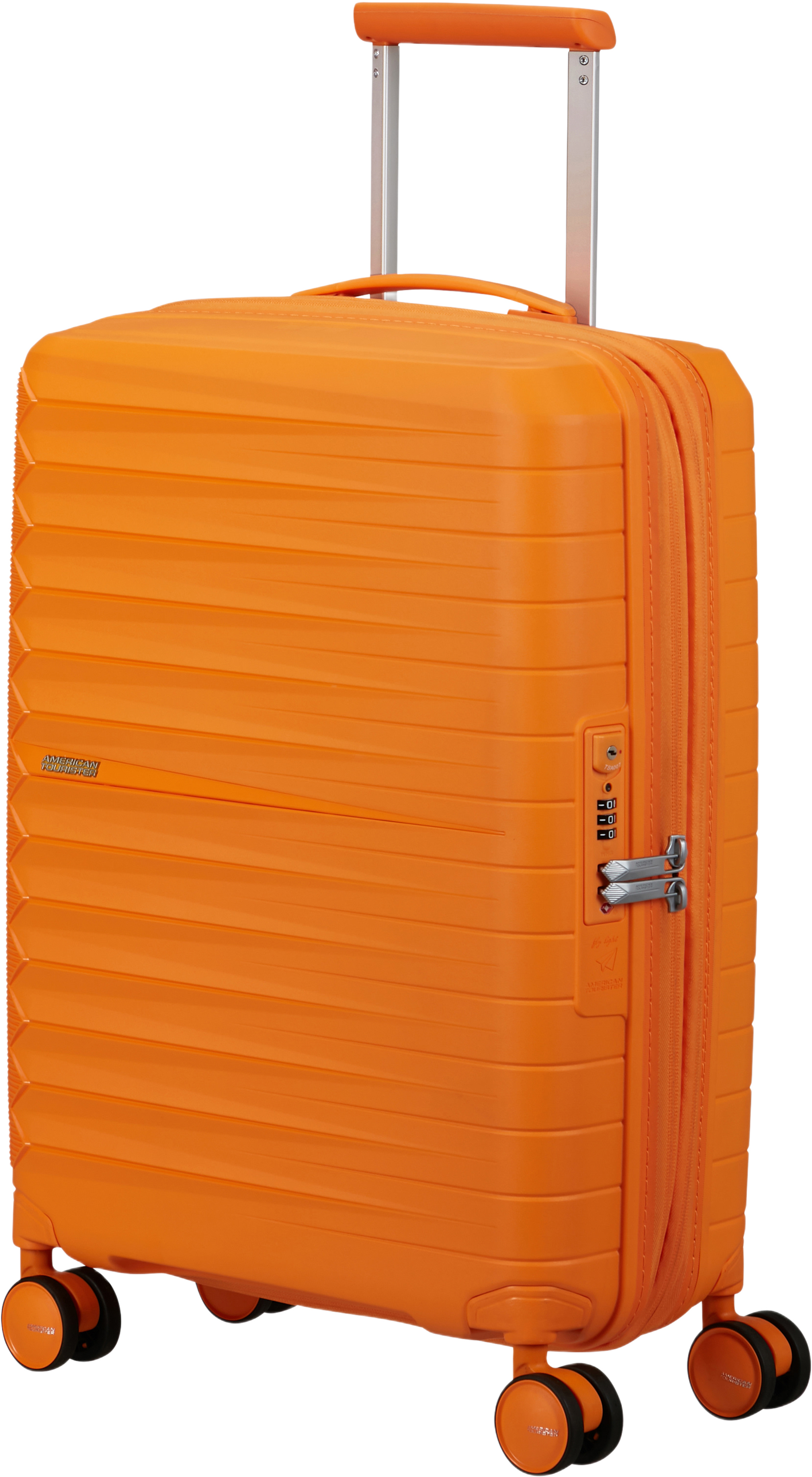 Kabinväska 55 cm Fast Forward, från American Tourister, i färgen Radiant Orange. Klicka för att öppna bilden i stort format