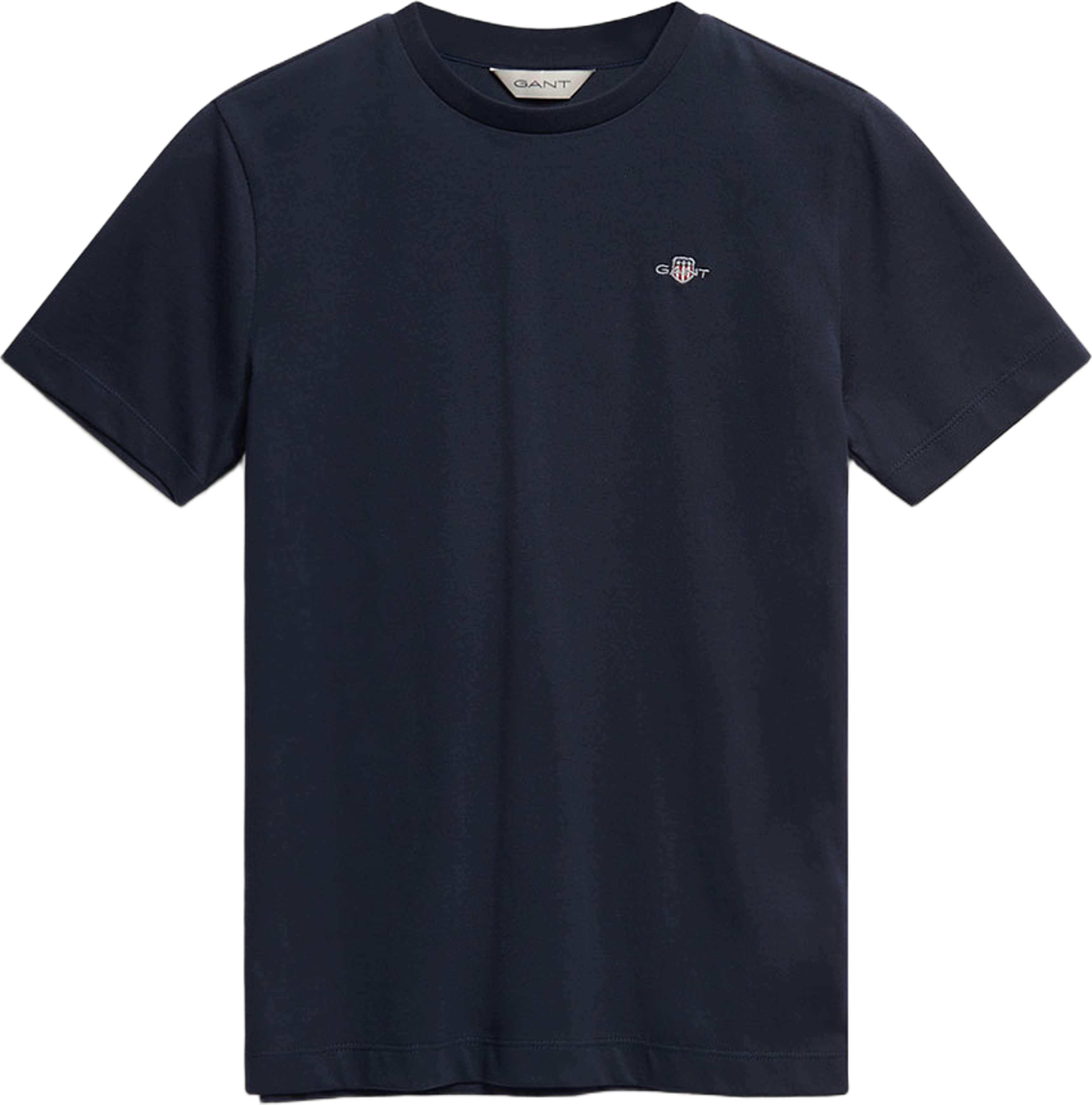 Shield SS T-Shirt, från GANT, i färgen Evening Blue. Klicka för att öppna bilden i stort format