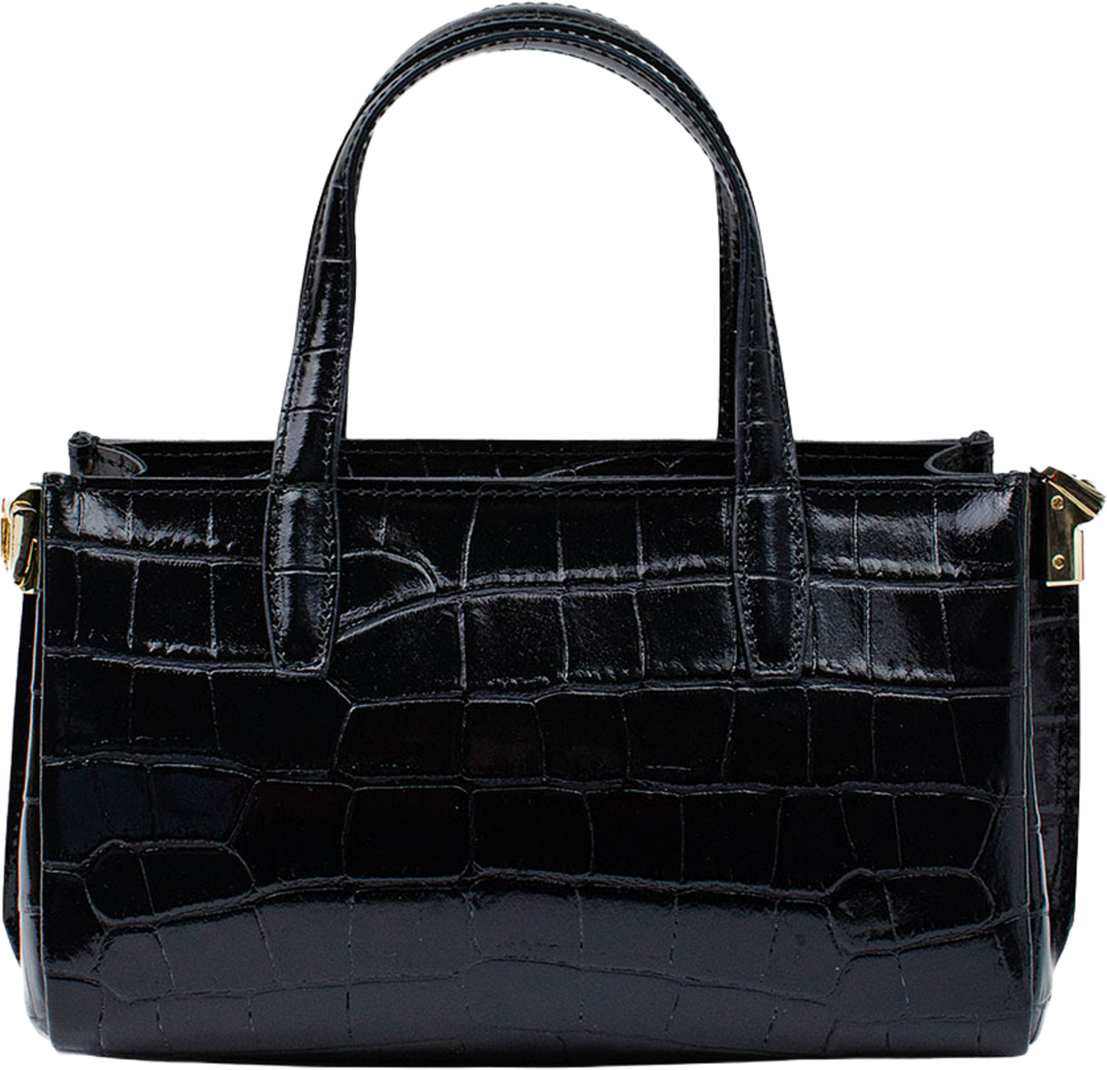 Handväska i läder "Ancona", från LaTalia, i färgen Svart. Klicka för att öppna bilden i stort format