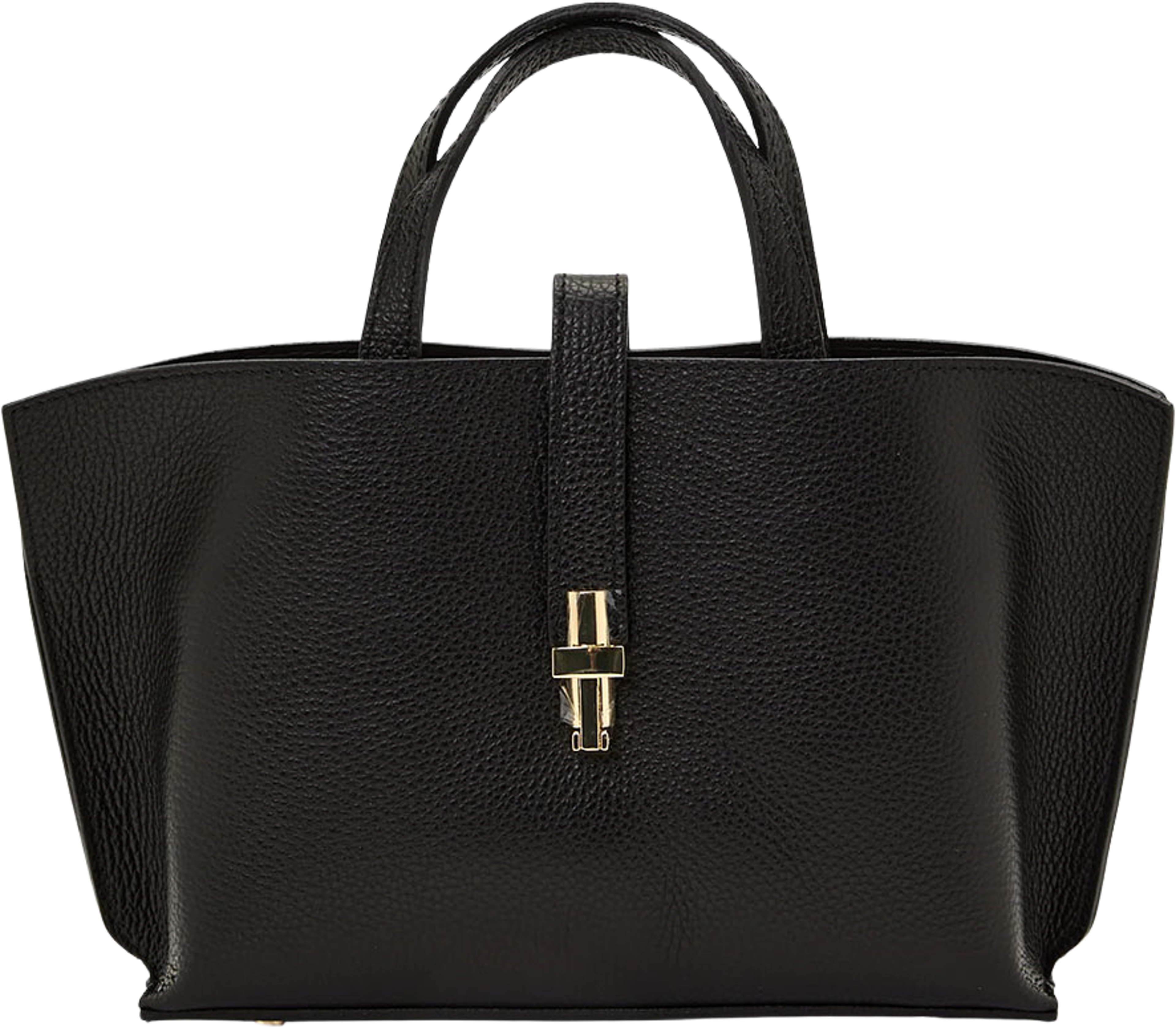 Handväska i läder "Aversa", från LaTalia, i färgen Svart. Klicka för att öppna bilden i stort format