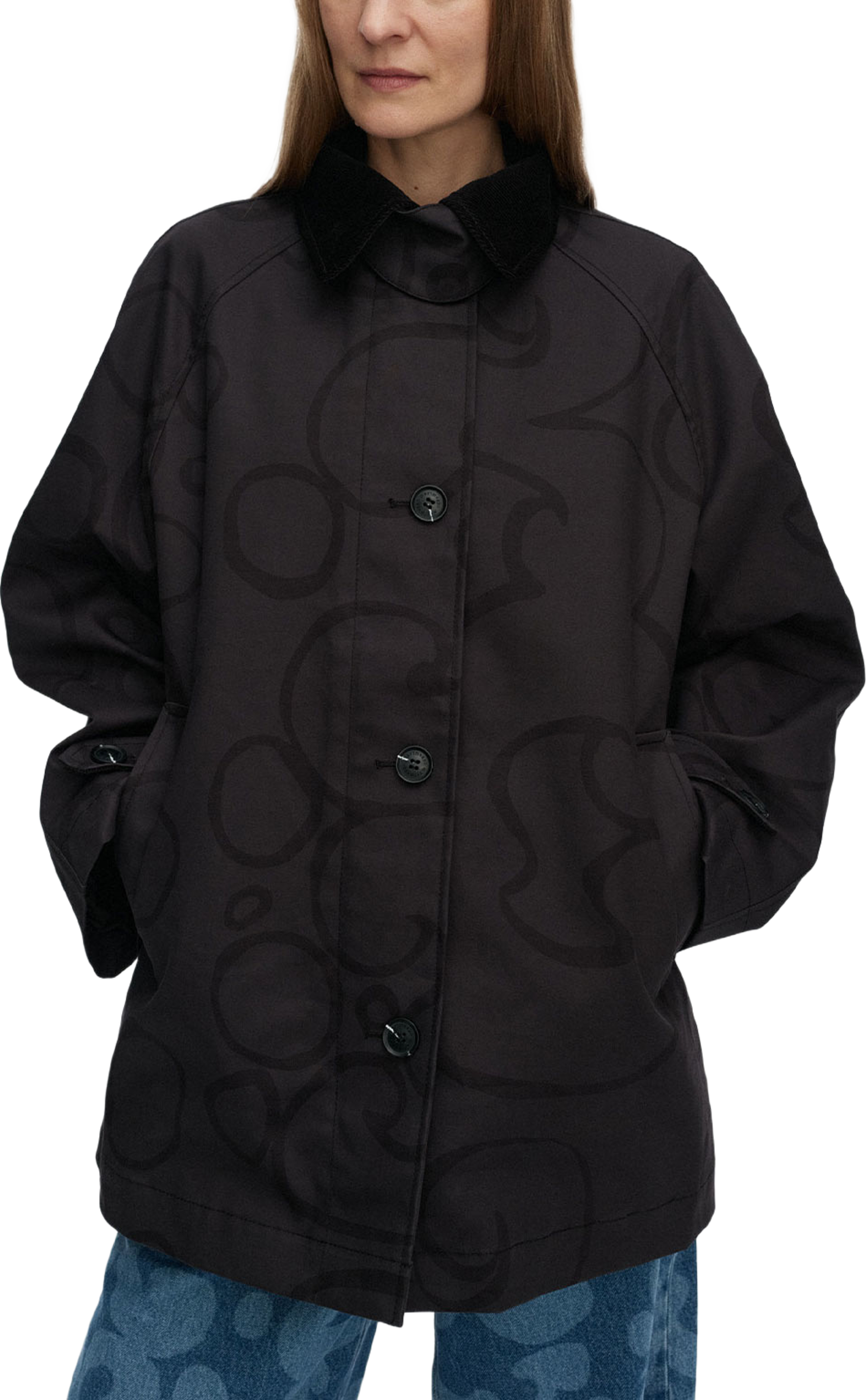 Essee Keidas Coat, från Marimekko, i färgen Black. Klicka för att öppna bilden i stort format