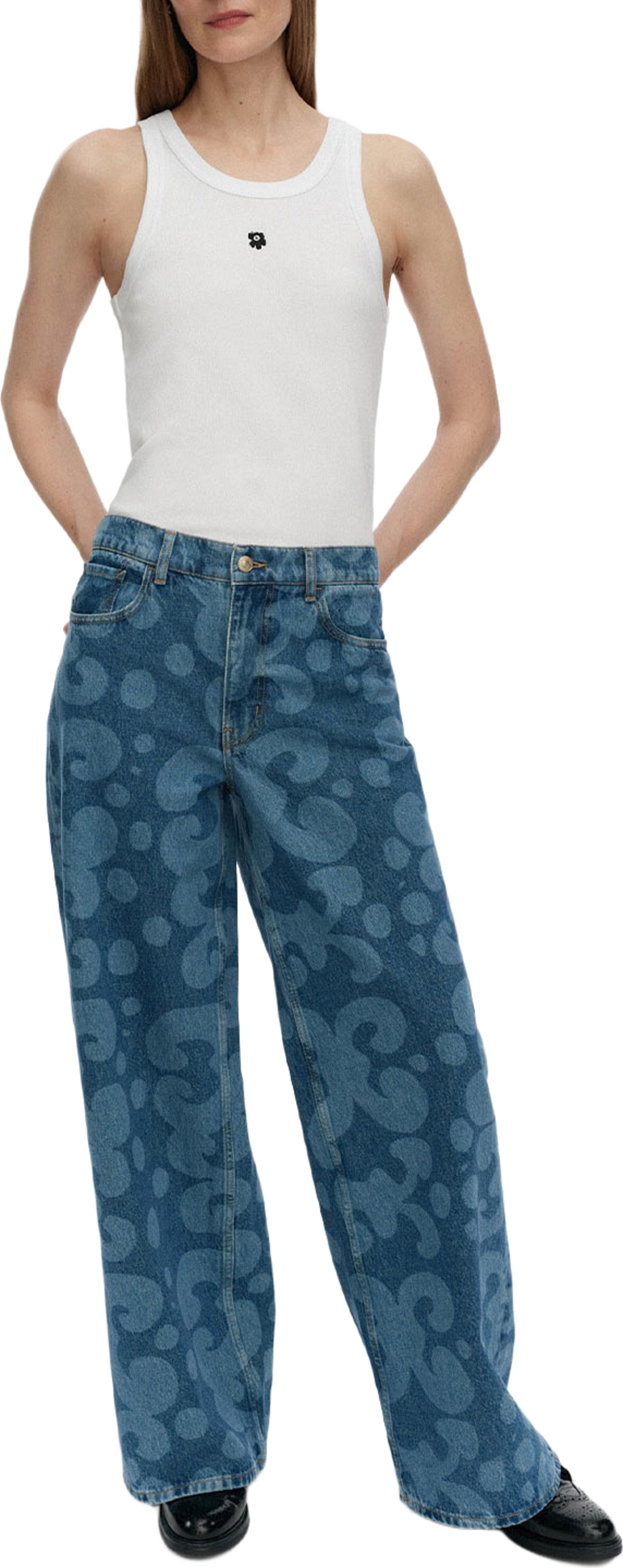 Maridenim Loose Keidas Jeans, från Marimekko, i färgen Used Indigo. Klicka för att öppna bilden i stort format