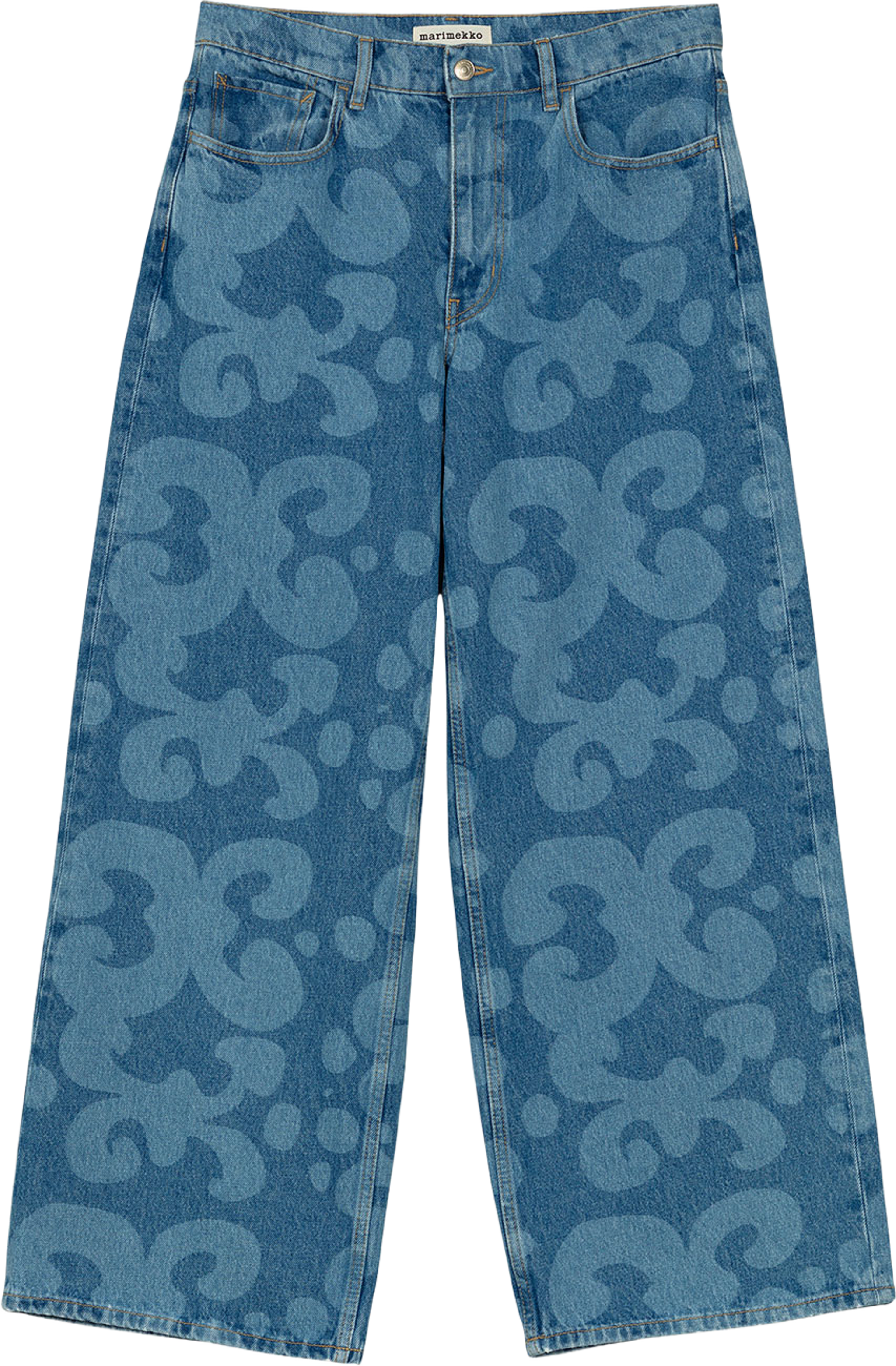 Maridenim Loose Keidas Jeans, från Marimekko, i färgen Used Indigo. Klicka för att öppna bilden i stort format