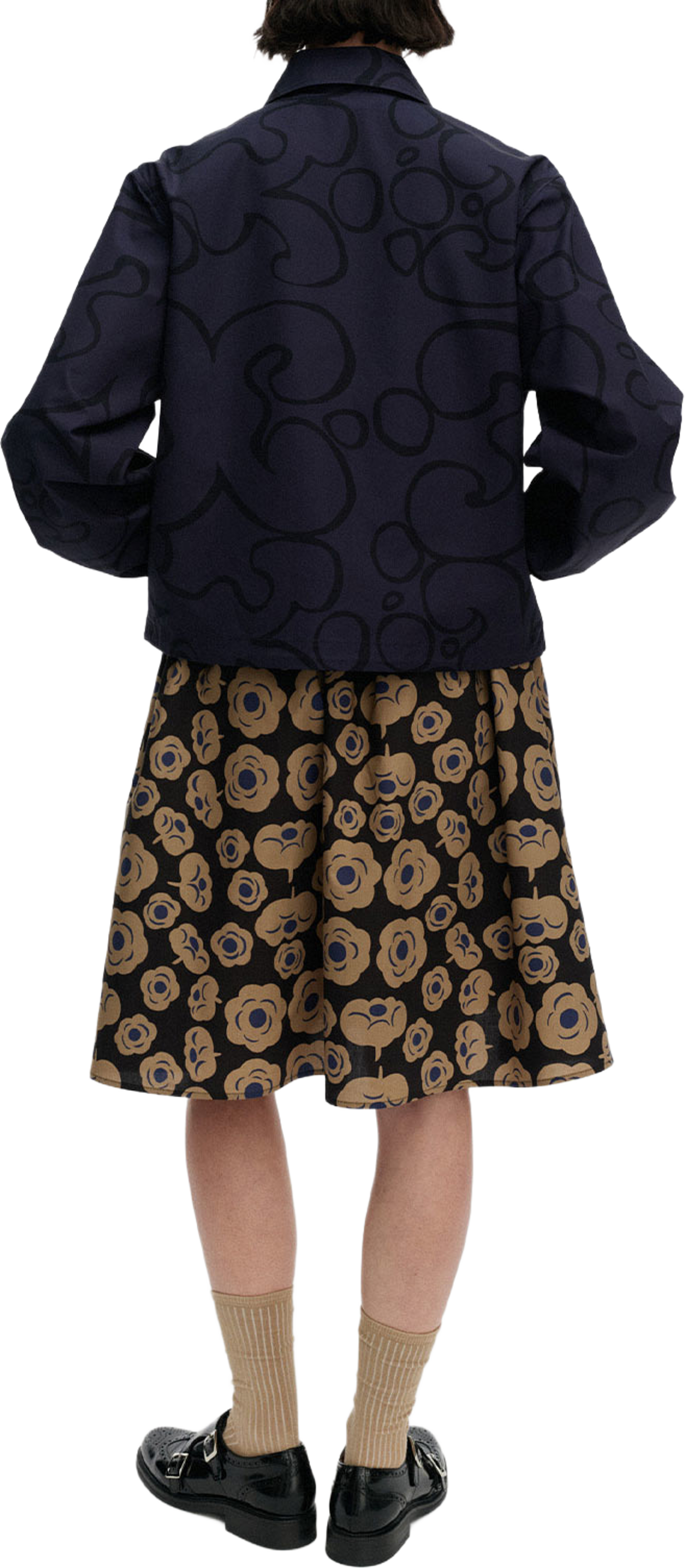 Luonne Keidas Coat, från Marimekko, i färgen Dark Blue. Klicka för att öppna bilden i stort format