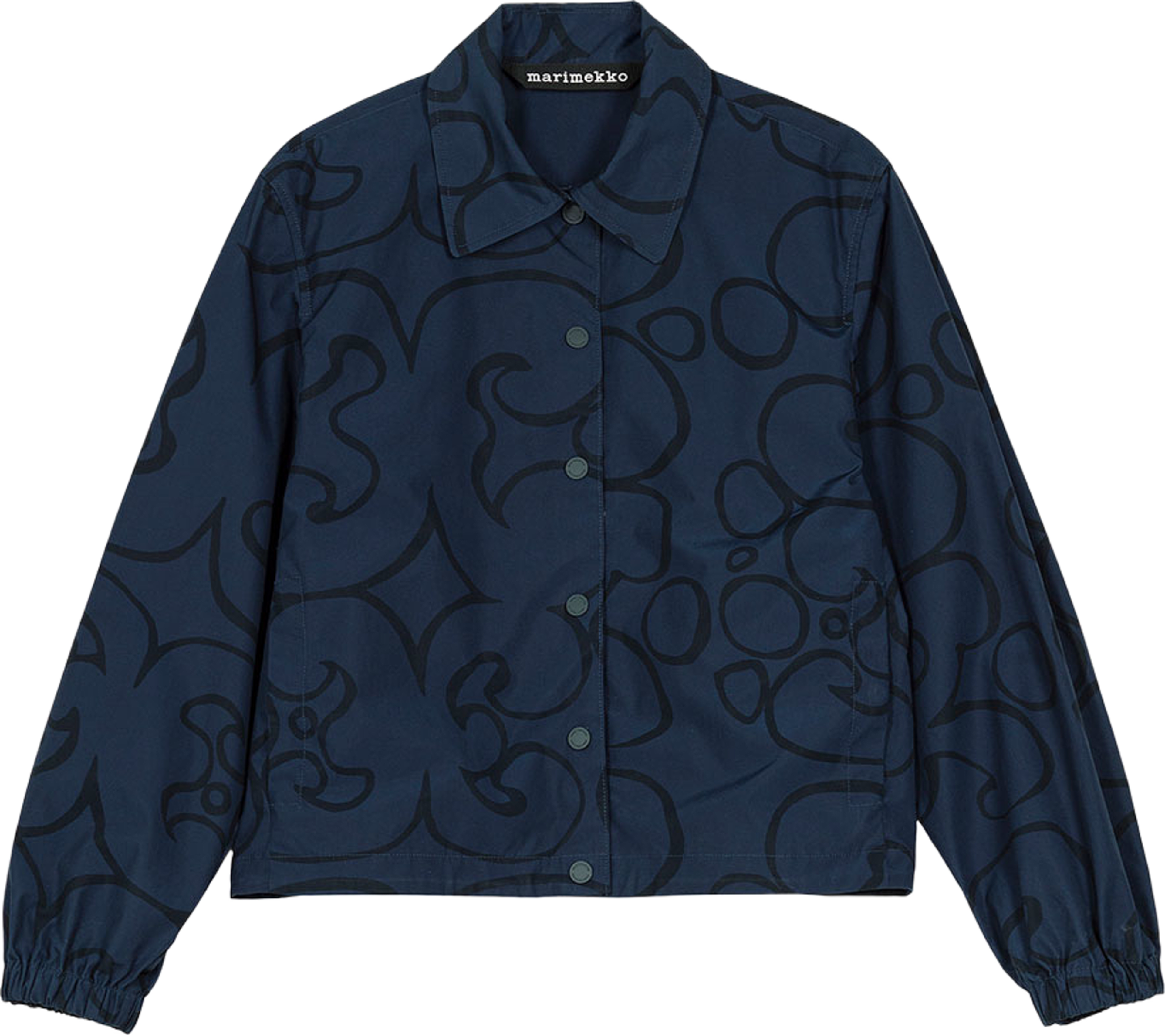 Luonne Keidas Coat, från Marimekko, i färgen Dark Blue. Klicka för att öppna bilden i stort format