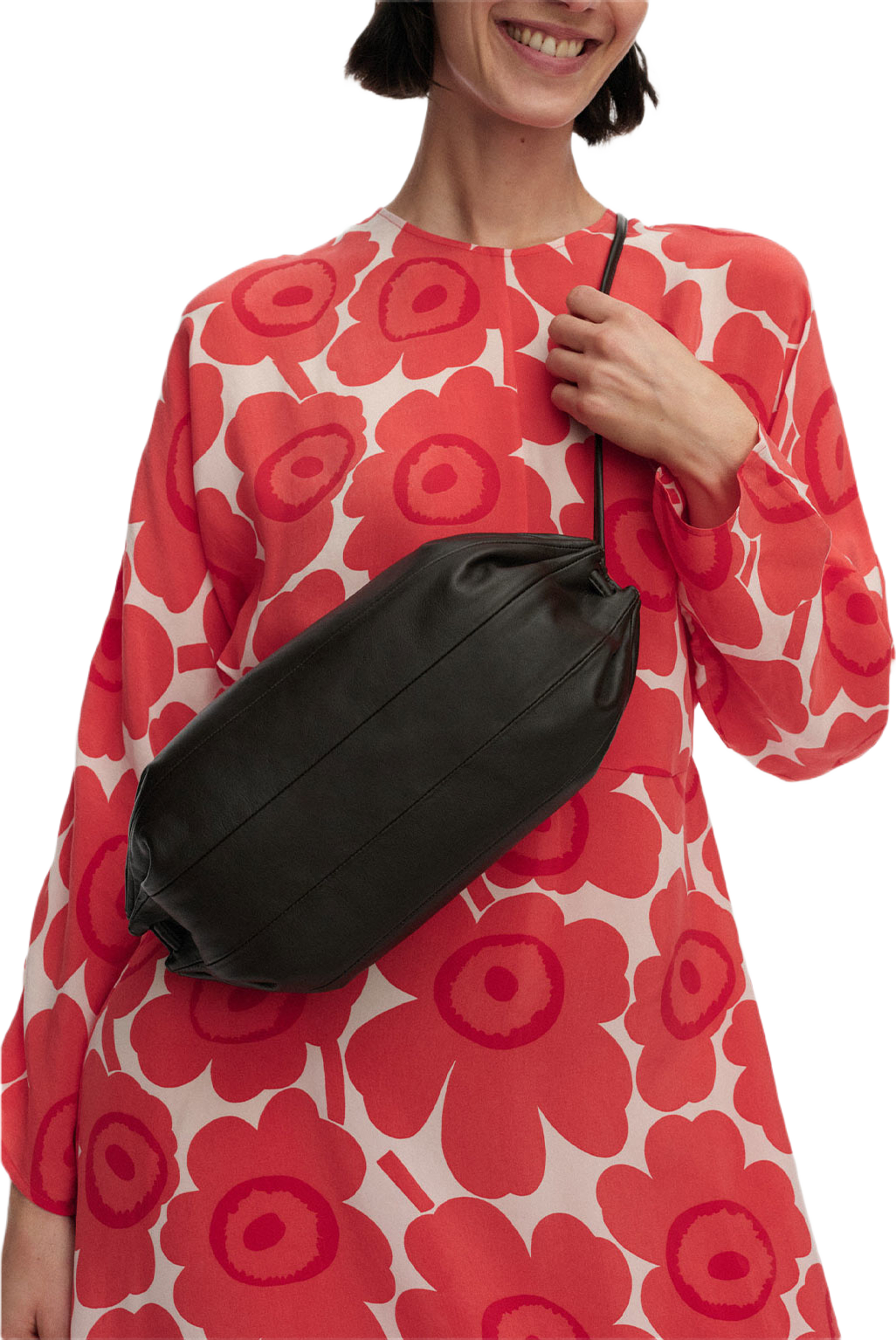 Karla Shoulder-bag, från Marimekko, i färgen Dark Brown. Klicka för att öppna bilden i stort format