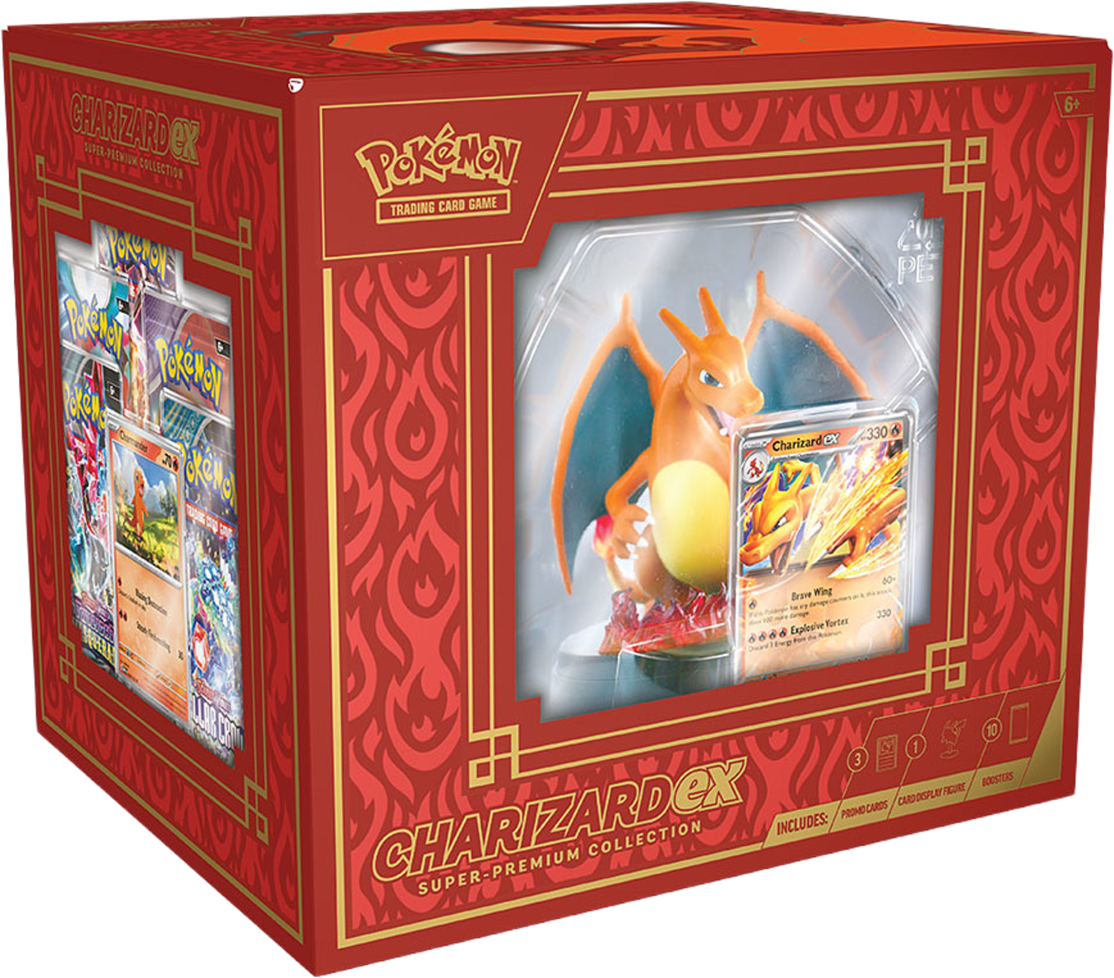 Pokémon Charizard Super Premium Collection, från POKEMON. Klicka för att öppna bilden i stort format