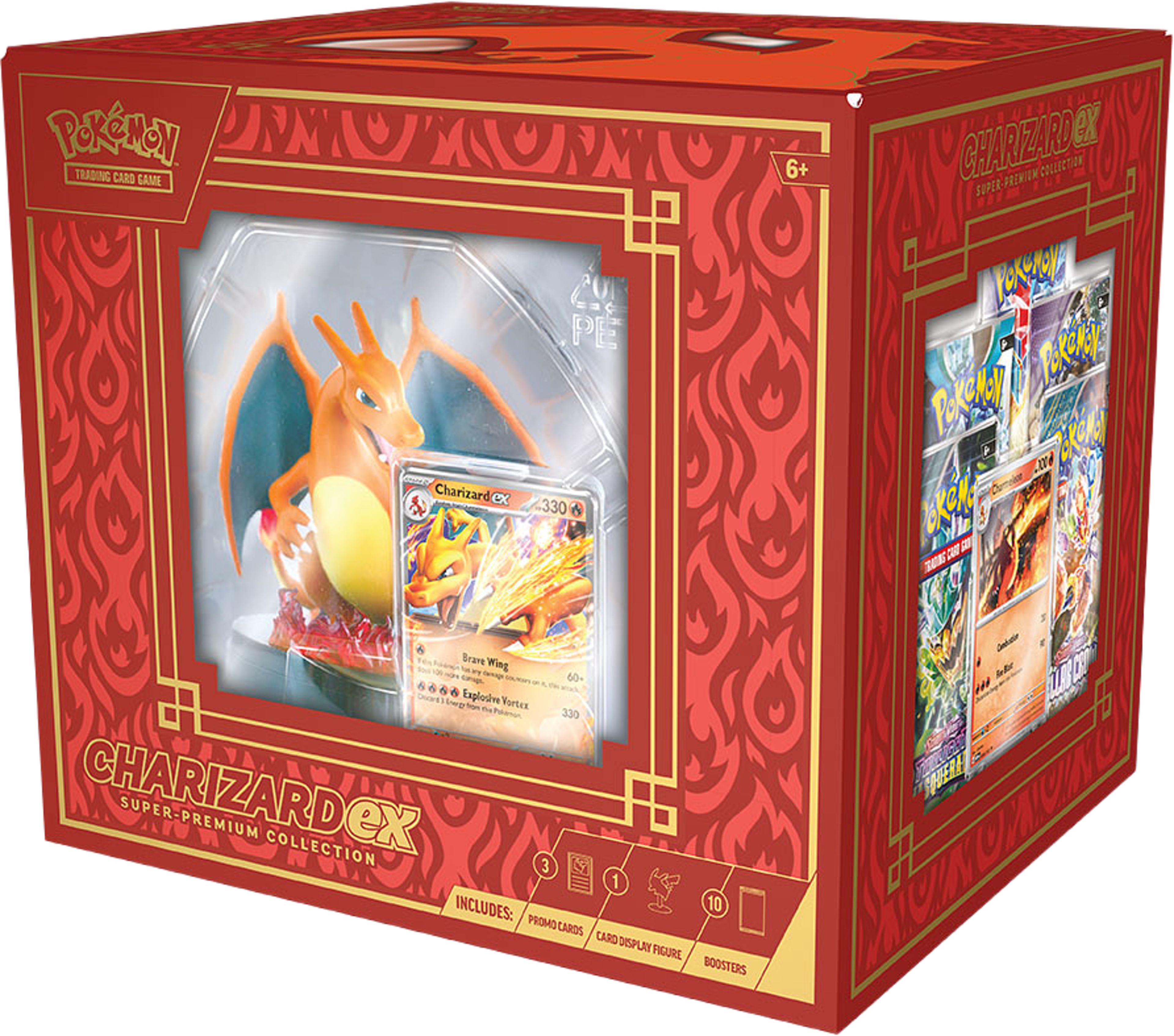 Pokémon Charizard Super Premium Collection, från POKEMON. Klicka för att öppna bilden i stort format