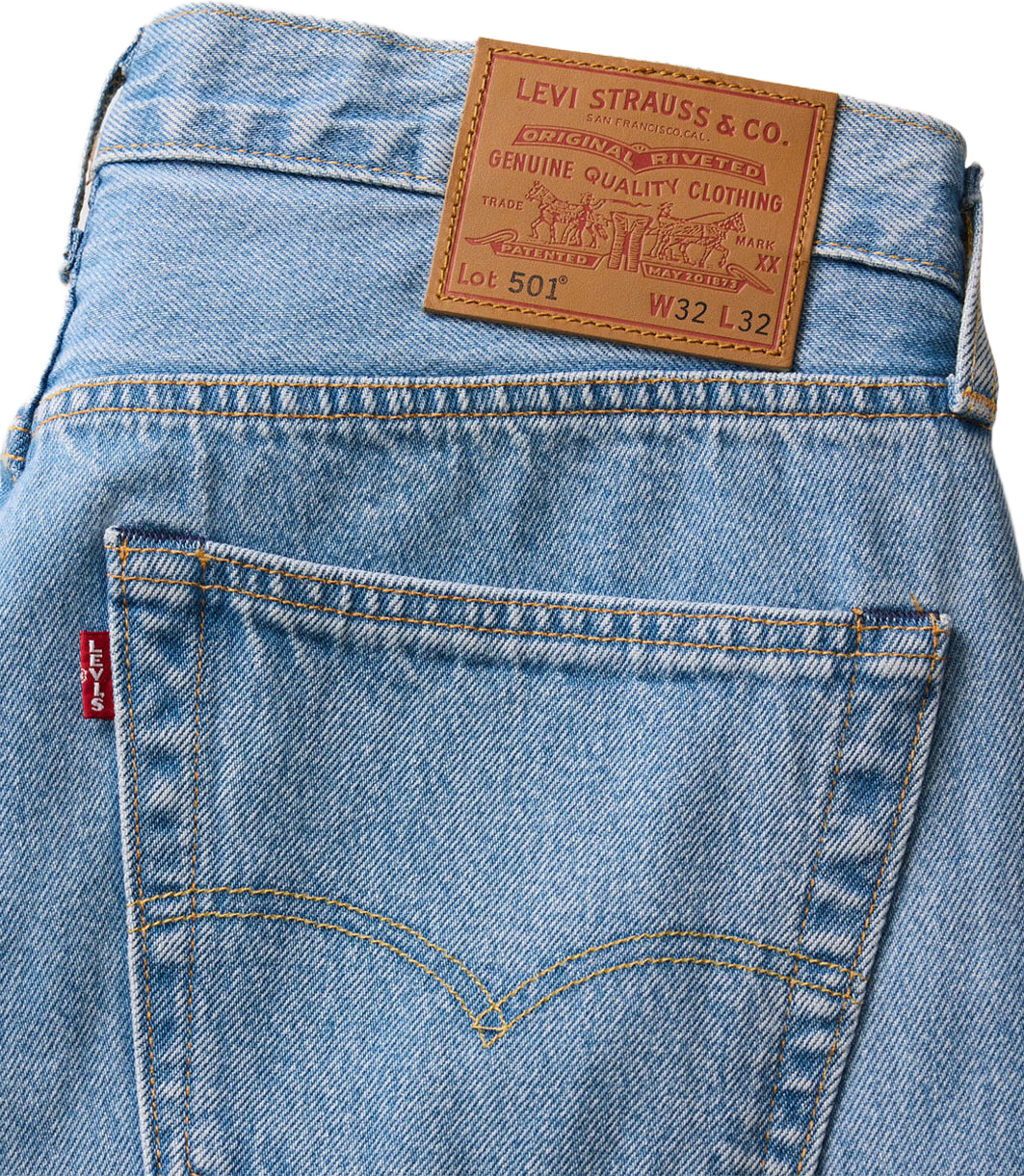 501® Original Jeans, från Levi's, i färgen Ferry Building Bl. Klicka för att öppna bilden i stort format