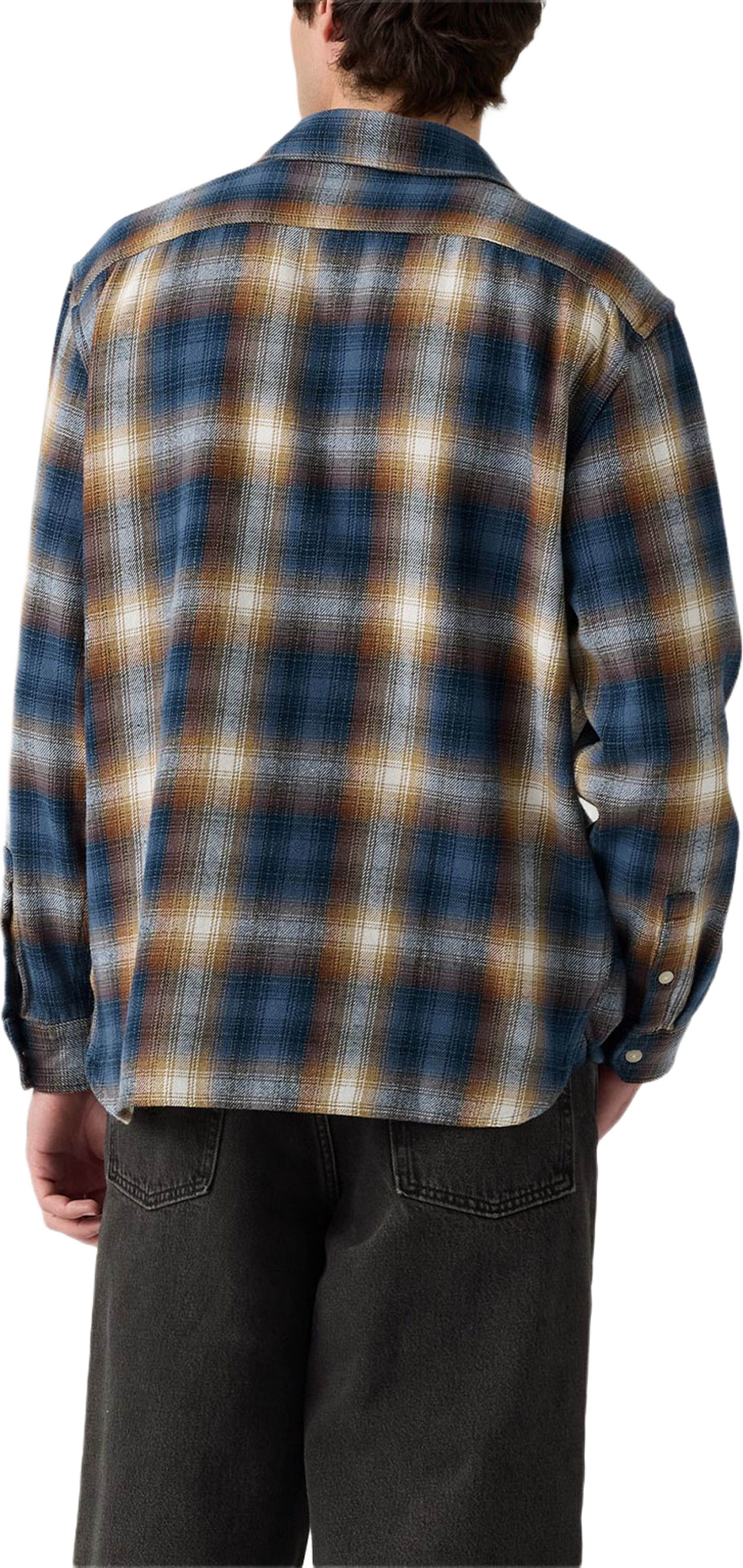 Jackson Worker Overshirt, från Levi's, i färgen Warwick Plaid Vin. Klicka för att öppna bilden i stort format