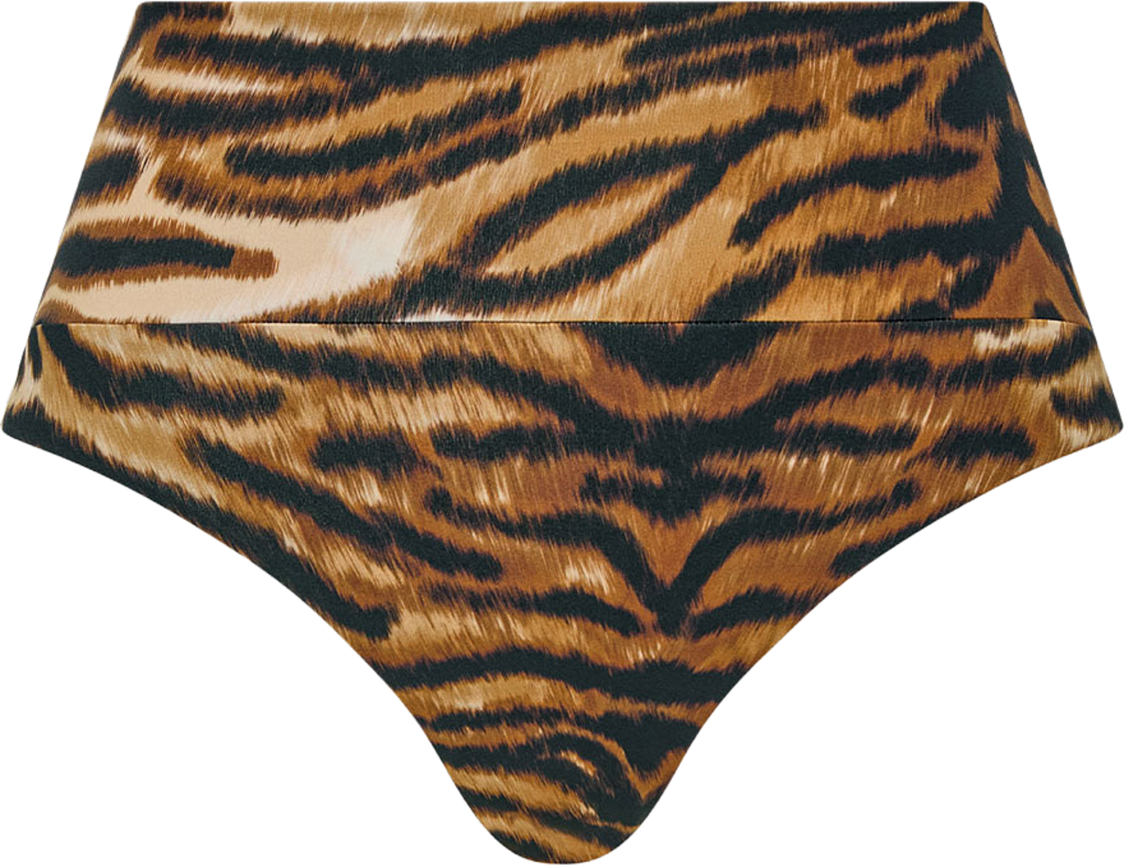 Vita high-waisted brief, från Chantelle, i färgen Tiger. Klicka för att öppna bilden i stort format