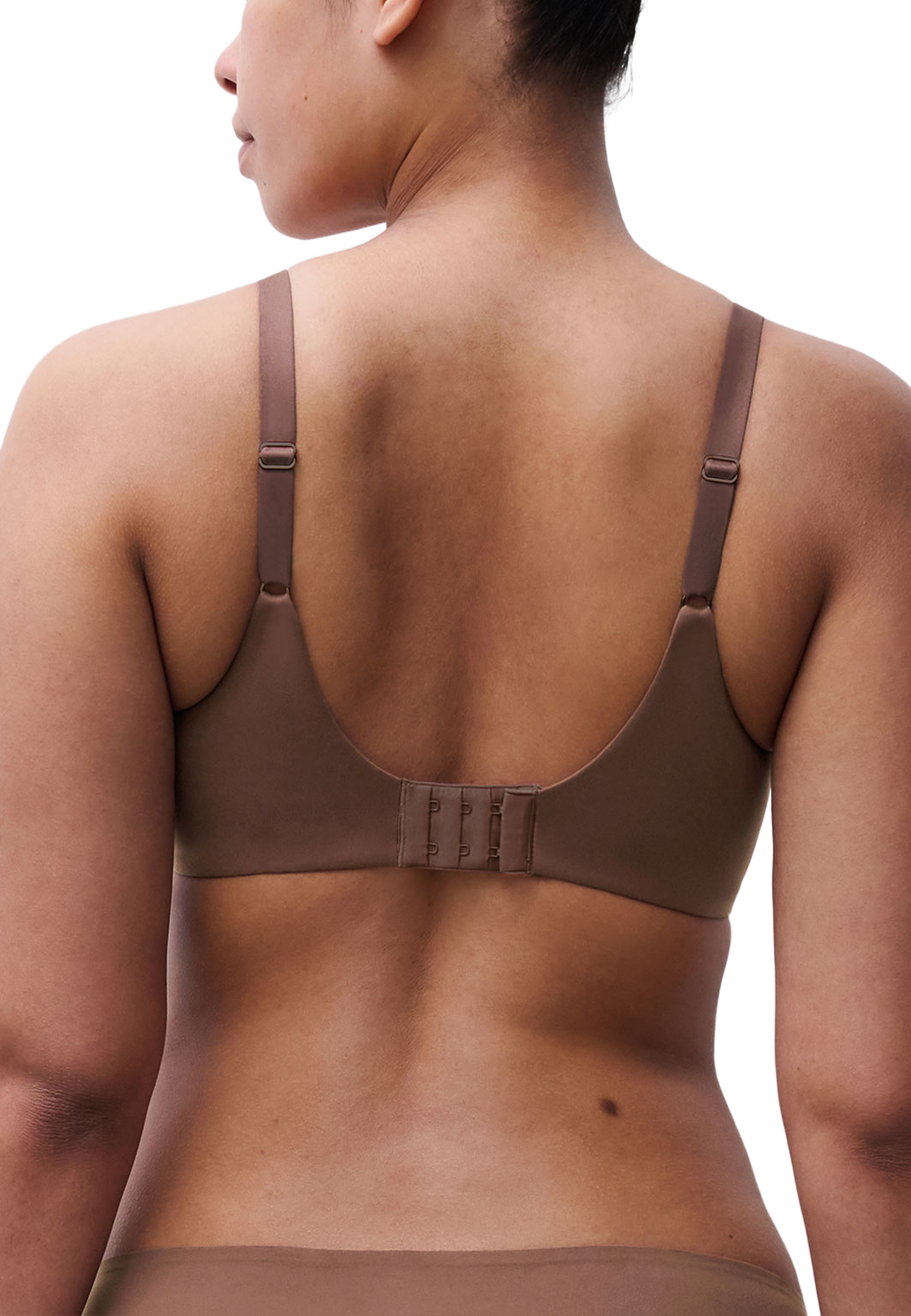 Norah Covering molded bra, från Chantelle, i färgen Wild Brown. Klicka för att öppna bilden i stort format