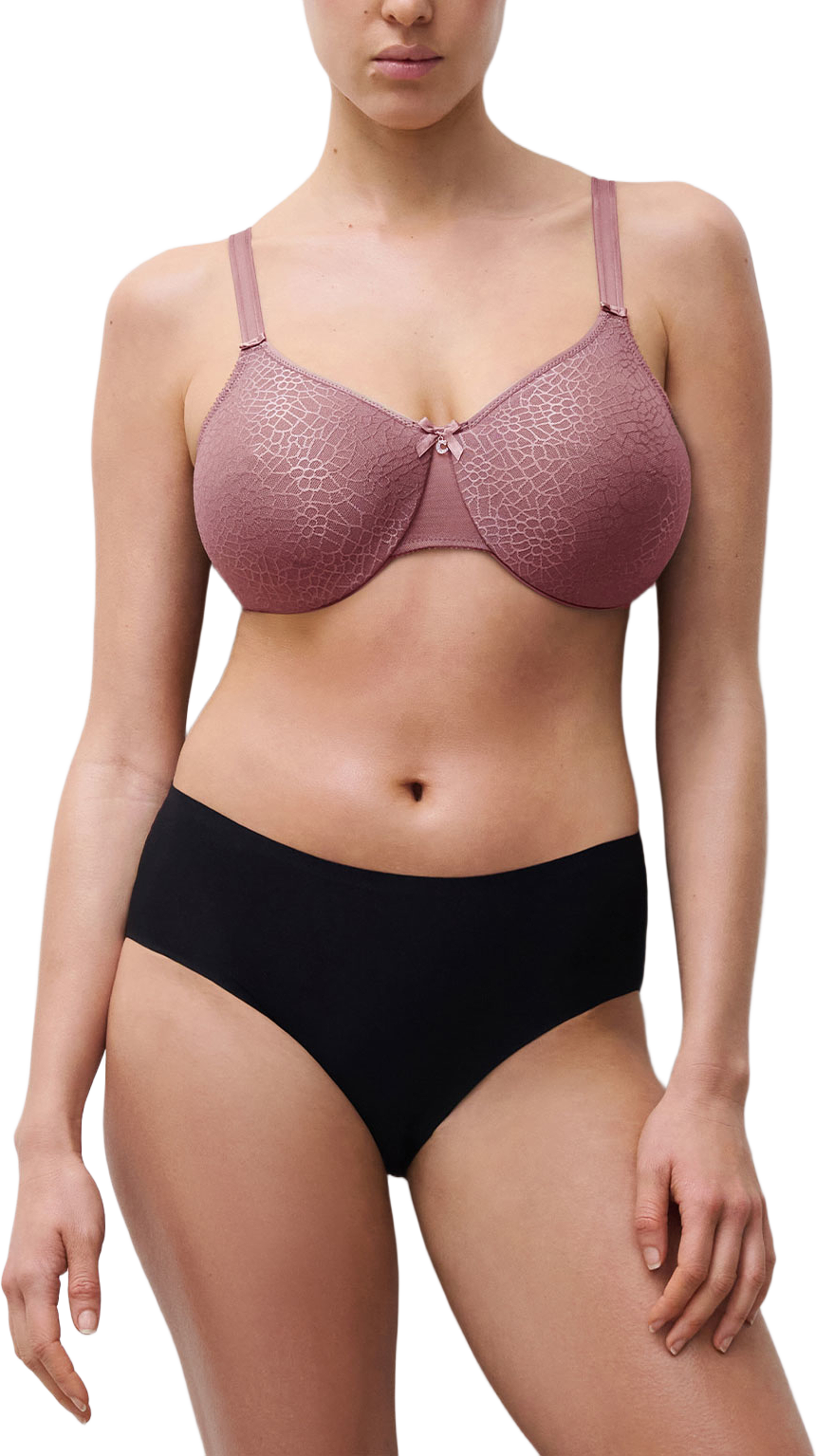 C Magnifique Very covering molded bra, från Chantelle, i färgen Rose Des Bois. Klicka för att öppna bilden i stort format