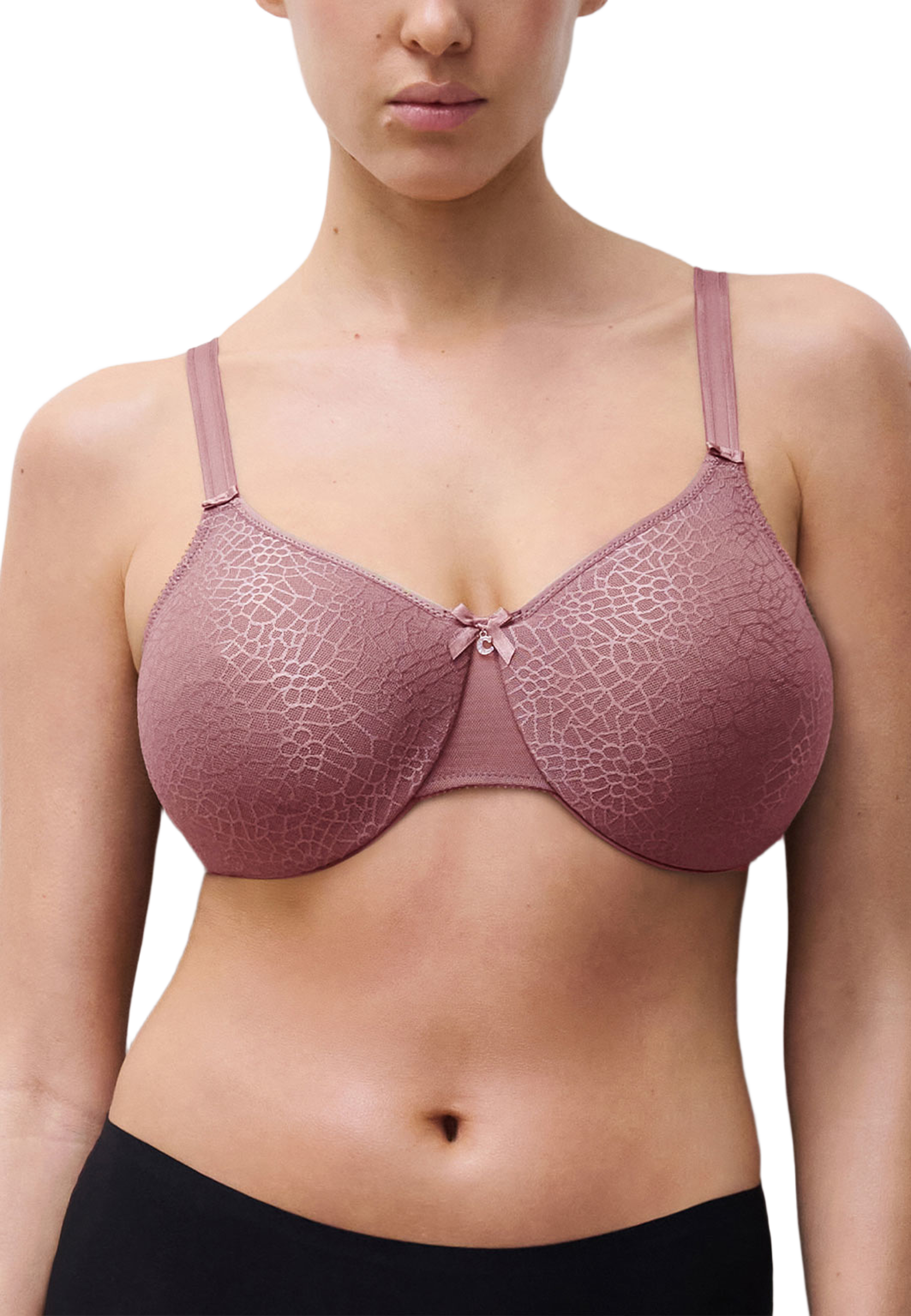 C Magnifique Very covering molded bra, från Chantelle, i färgen Rose Des Bois. Klicka för att öppna bilden i stort format