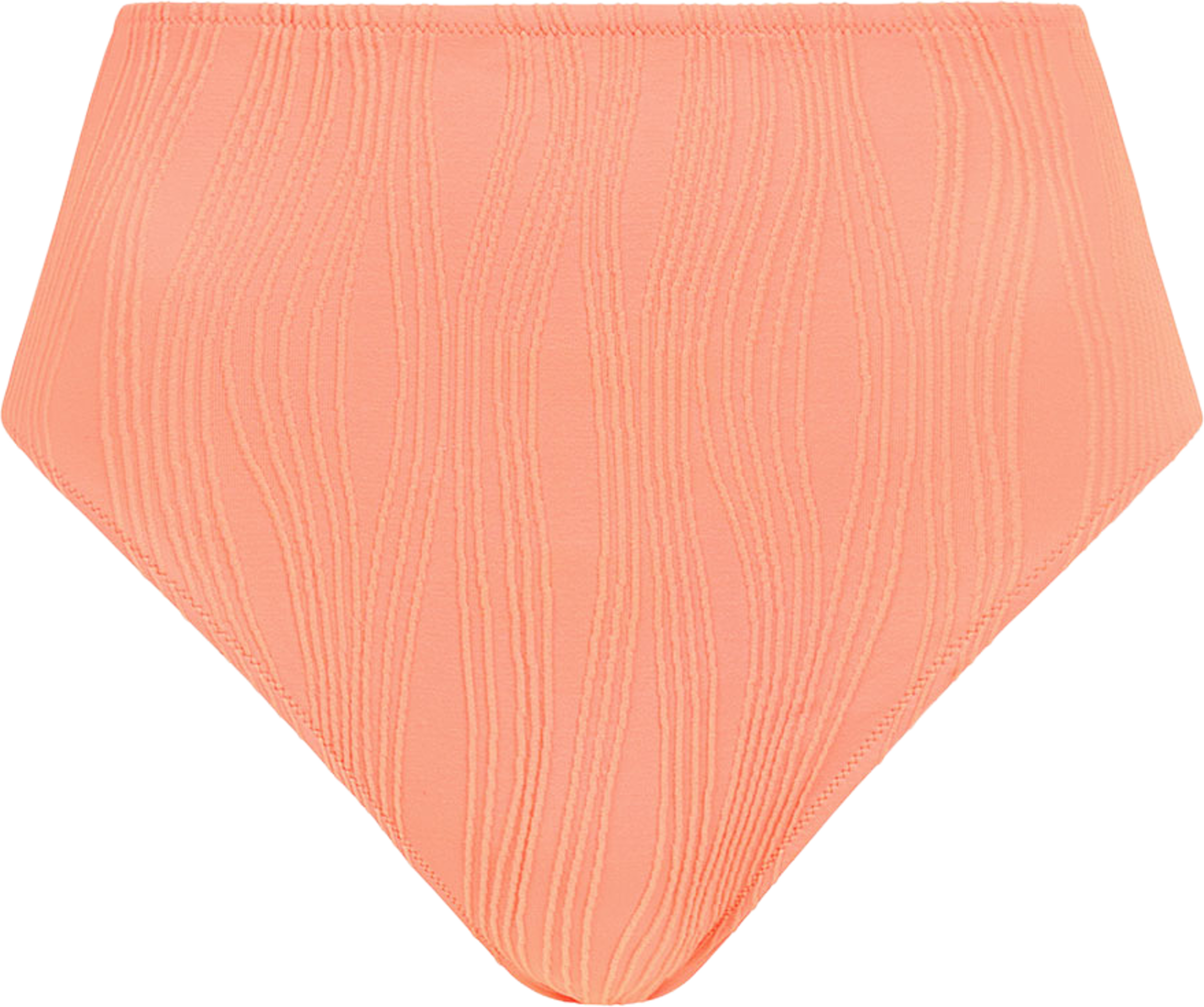 Swim one high waist brief, från Chantelle, i färgen Bright Melon. Klicka för att öppna bilden i stort format