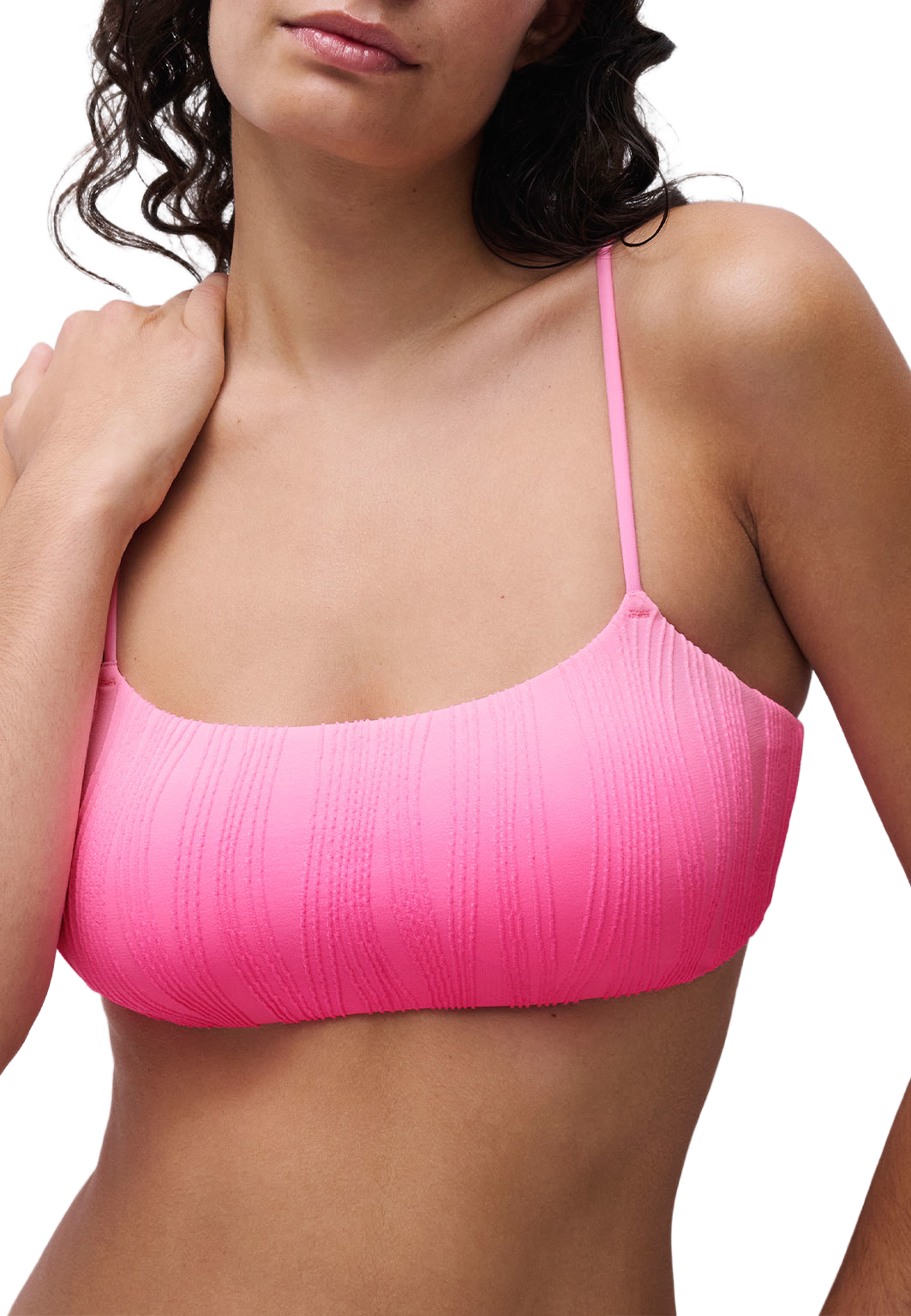 One size Wirefree t-shirt bra, från Chantelle, i färgen Pink Tie And Dye. Klicka för att öppna bilden i stort format