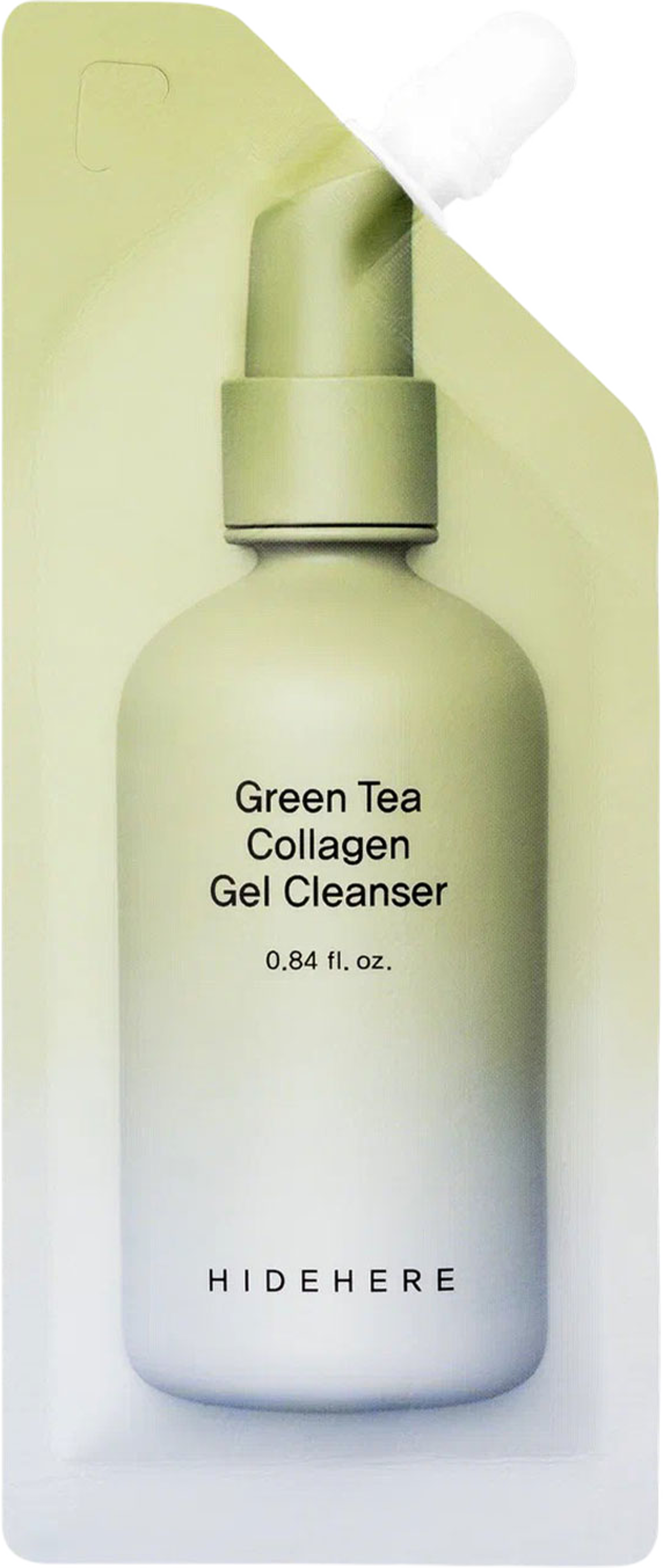 Green Tea Collagen Gel Cleanser, från HIDEHERE. Klicka för att öppna bilden i stort format