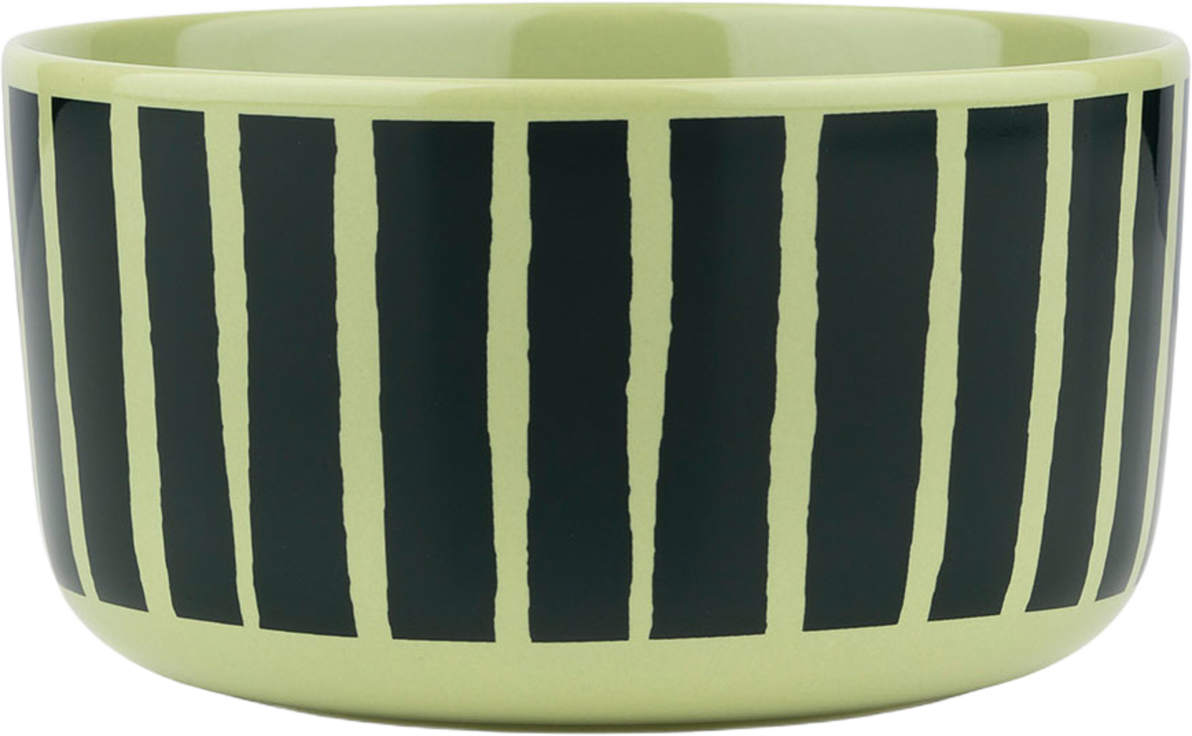 Piccolo Bowl 5dl, från Marimekko, i färgen Pear, Dark Green. Klicka för att öppna bilden i stort format