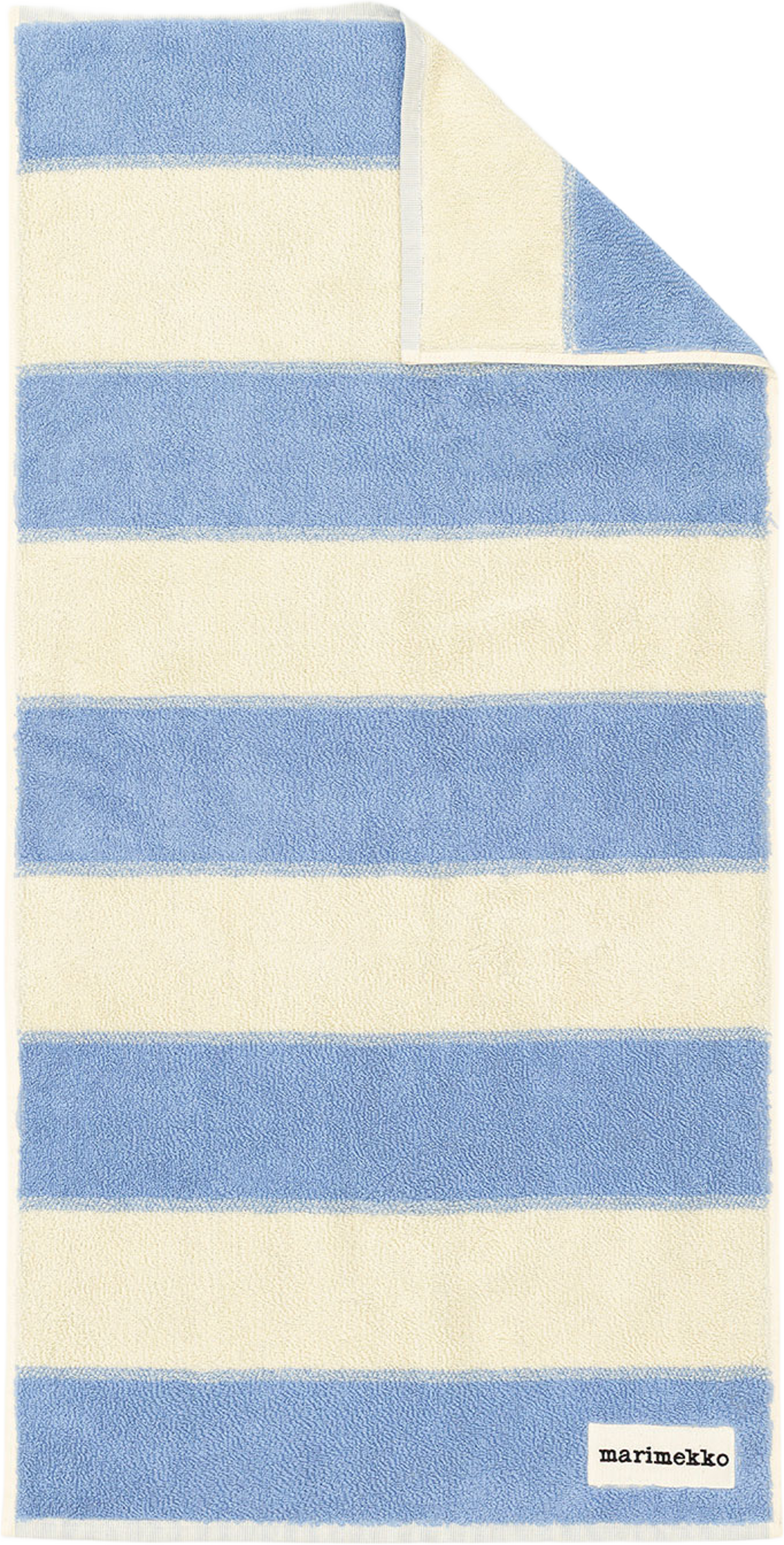 Galleria Hand Towel 50x100cm, från Marimekko, i färgen Lt.blue, Melon. Klicka för att öppna bilden i stort format