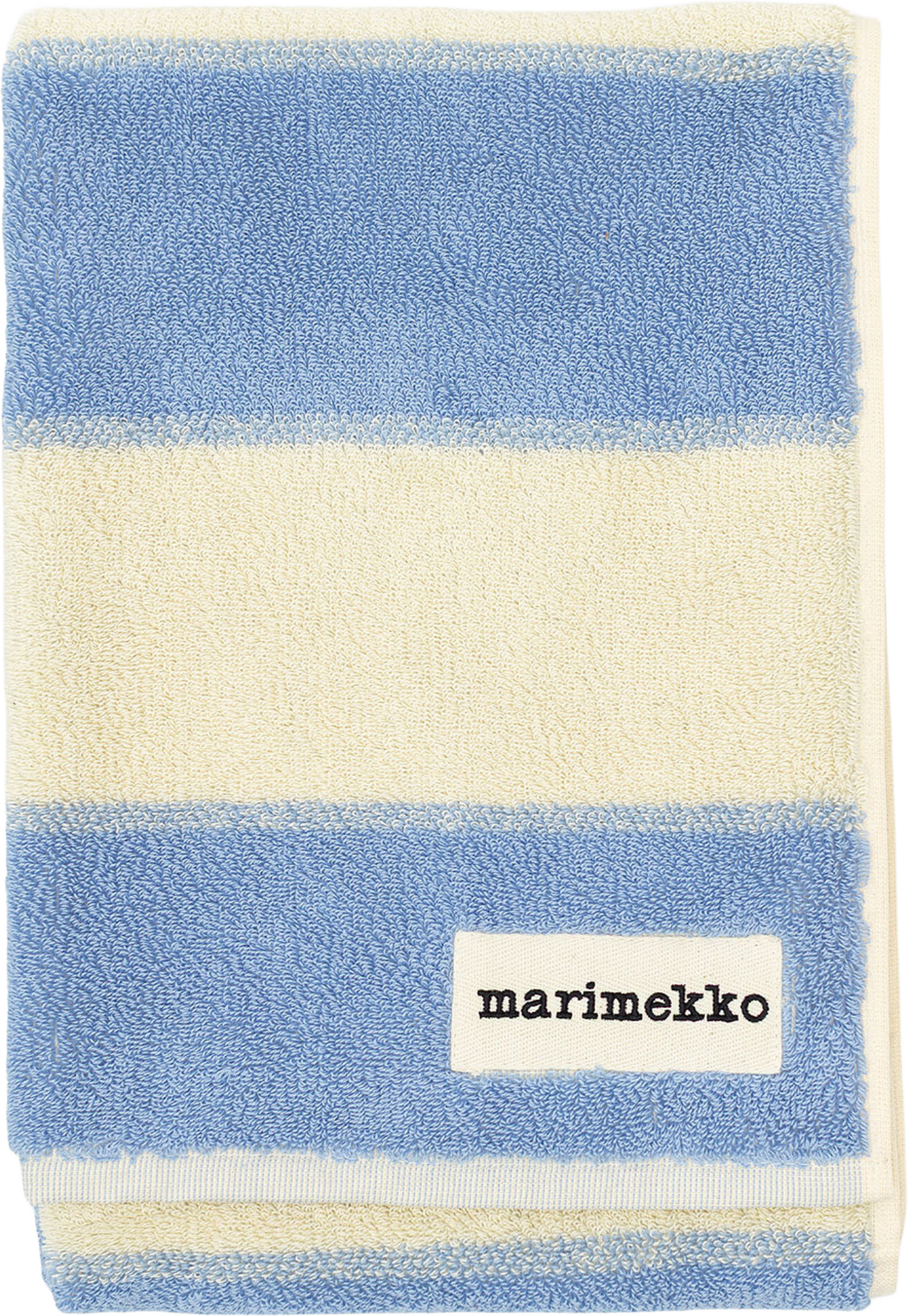 Galleria Hand Towel 50x100cm, från Marimekko, i färgen Lt.blue, Melon. Klicka för att öppna bilden i stort format