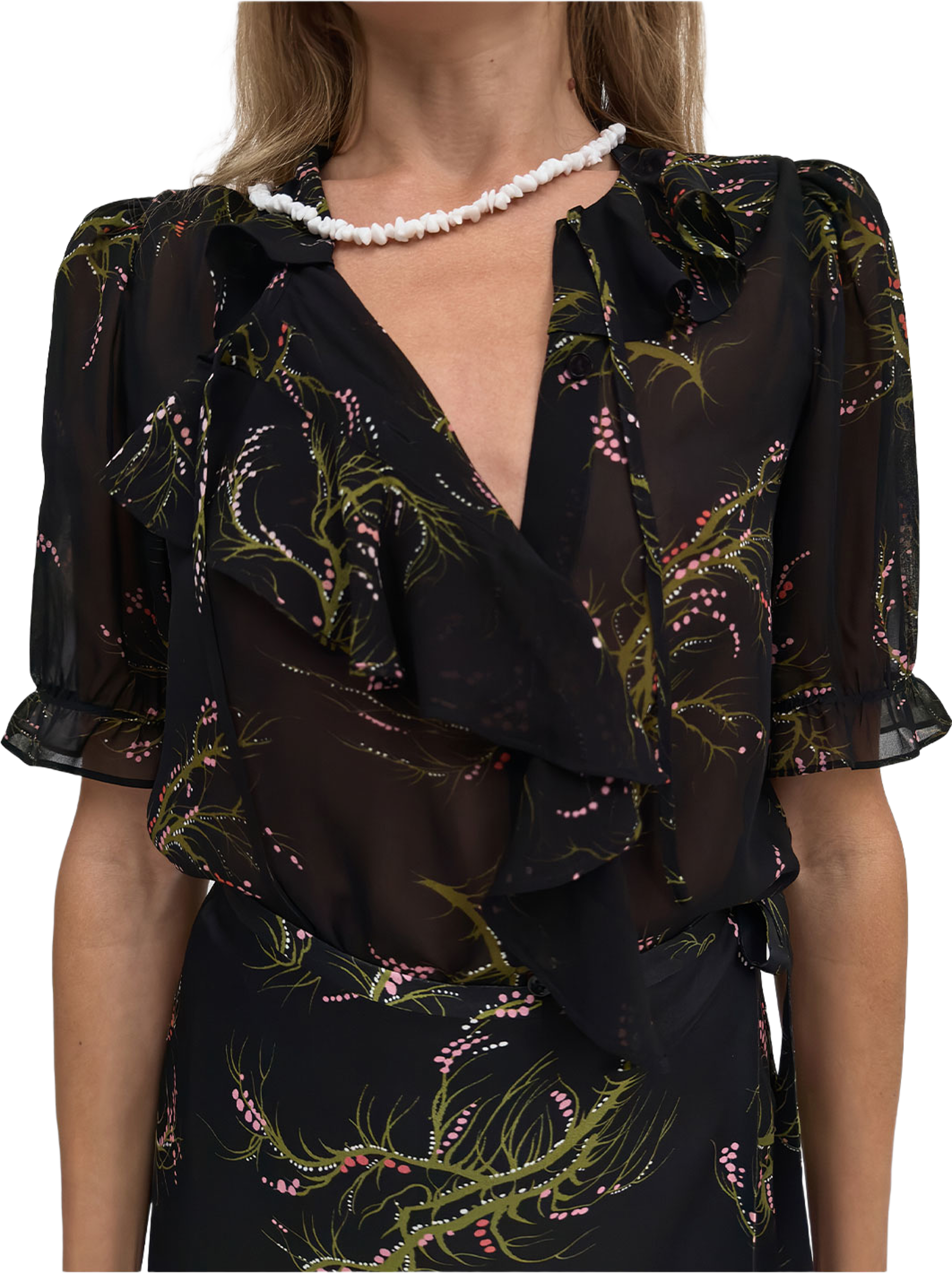 Xandria Seaweed, från Rodebjer, i färgen Black/Olive. Klicka för att öppna bilden i stort format