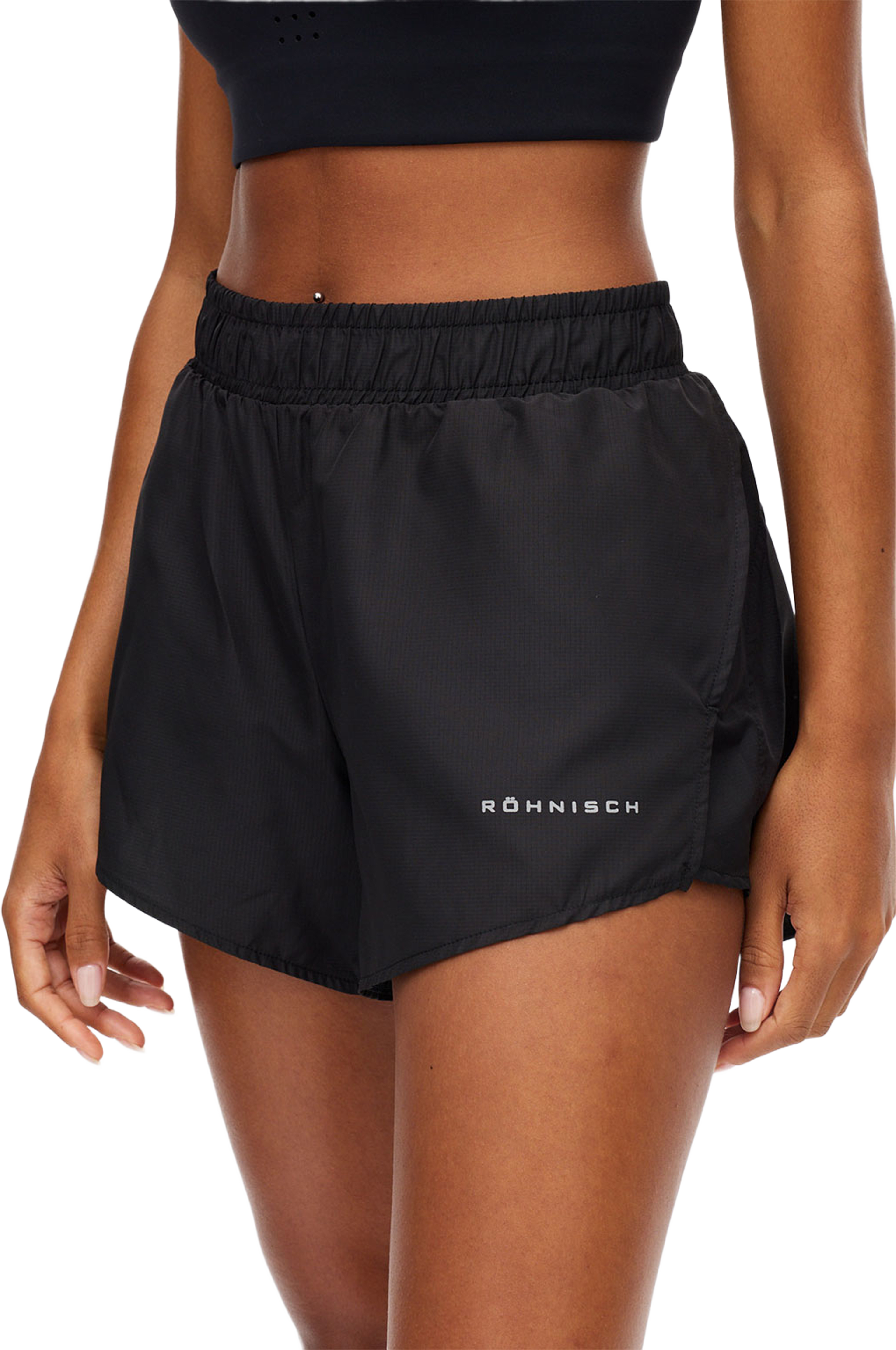 Wind Shield Run Shorts, från Röhnisch, i färgen Black. Klicka för att öppna bilden i stort format