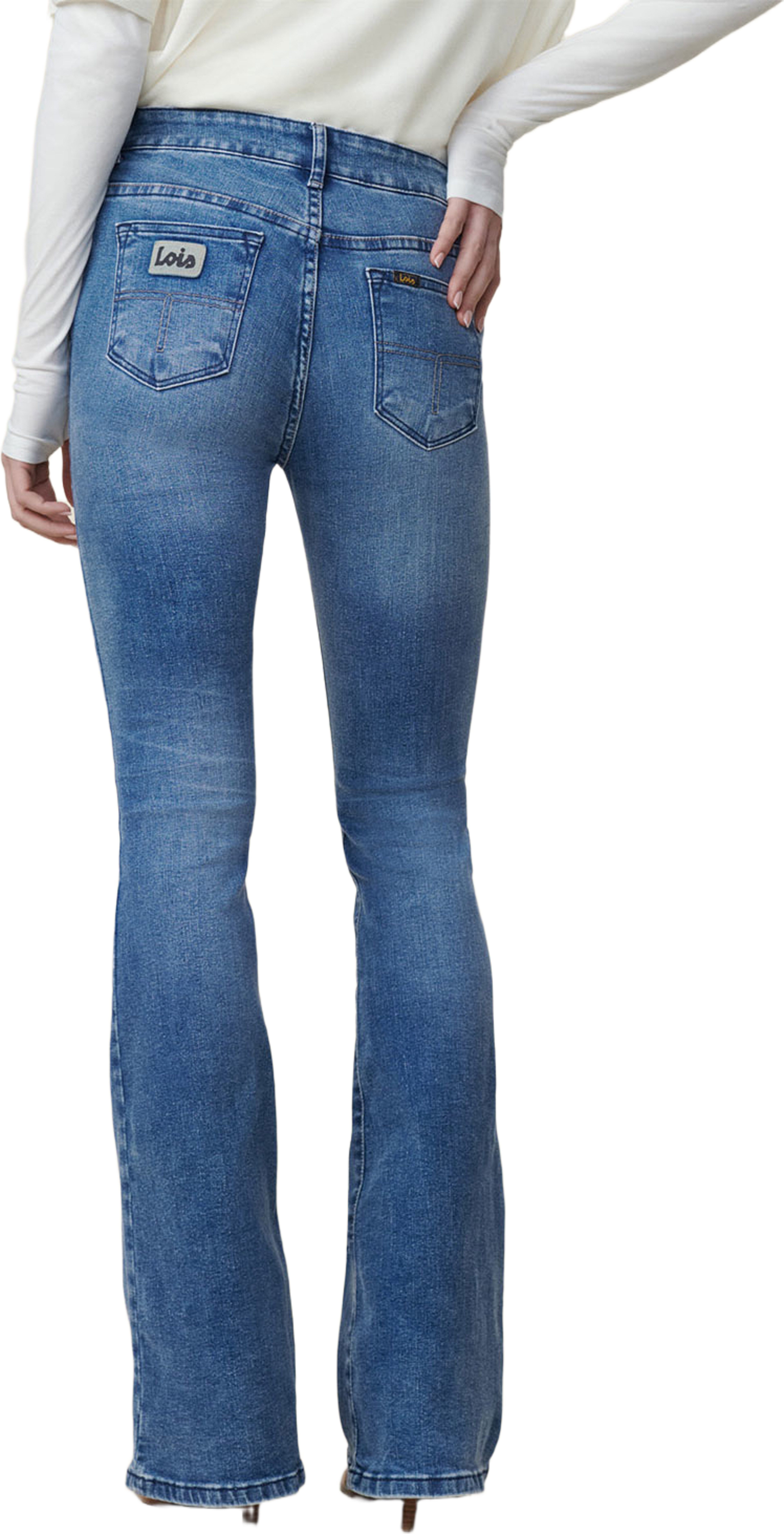 Jeans Raval-16, från Lois Jeans, i färgen Re Ram Cobalt. Klicka för att öppna bilden i stort format