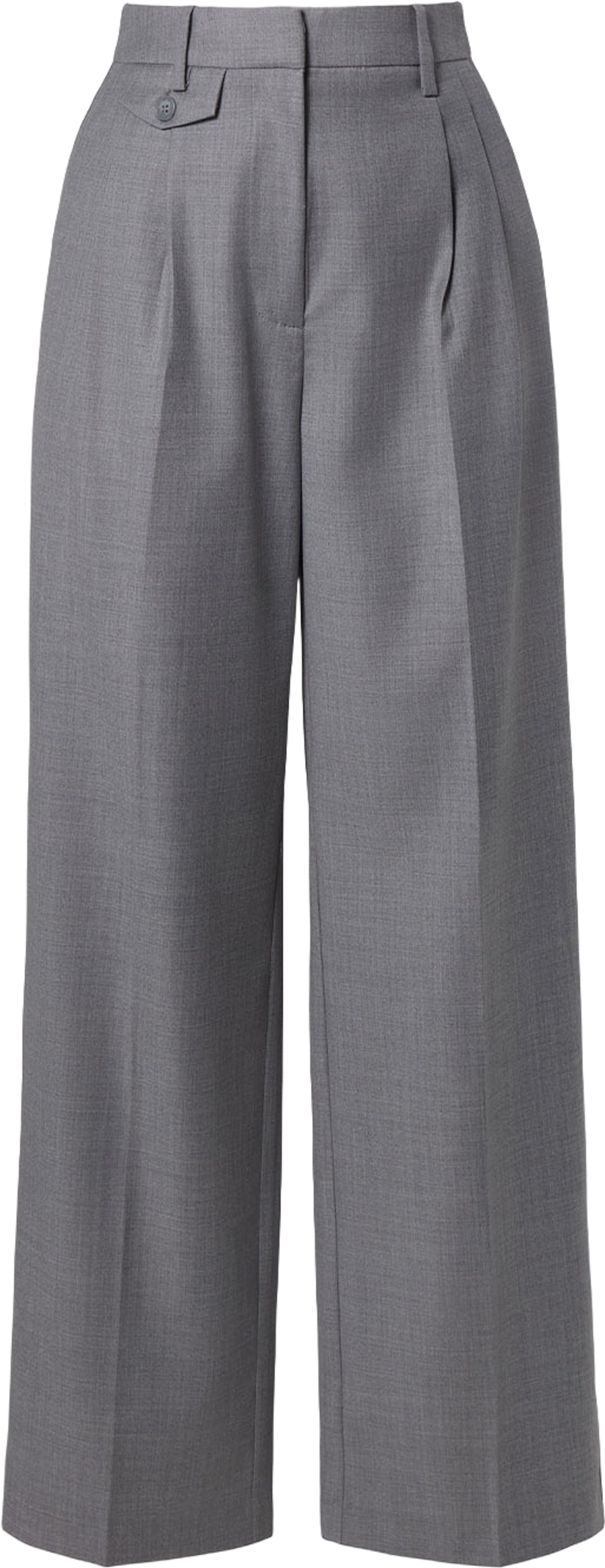 Yana Tailored Wide Pants, från Malina, i färgen Grey. Klicka för att öppna bilden i stort format