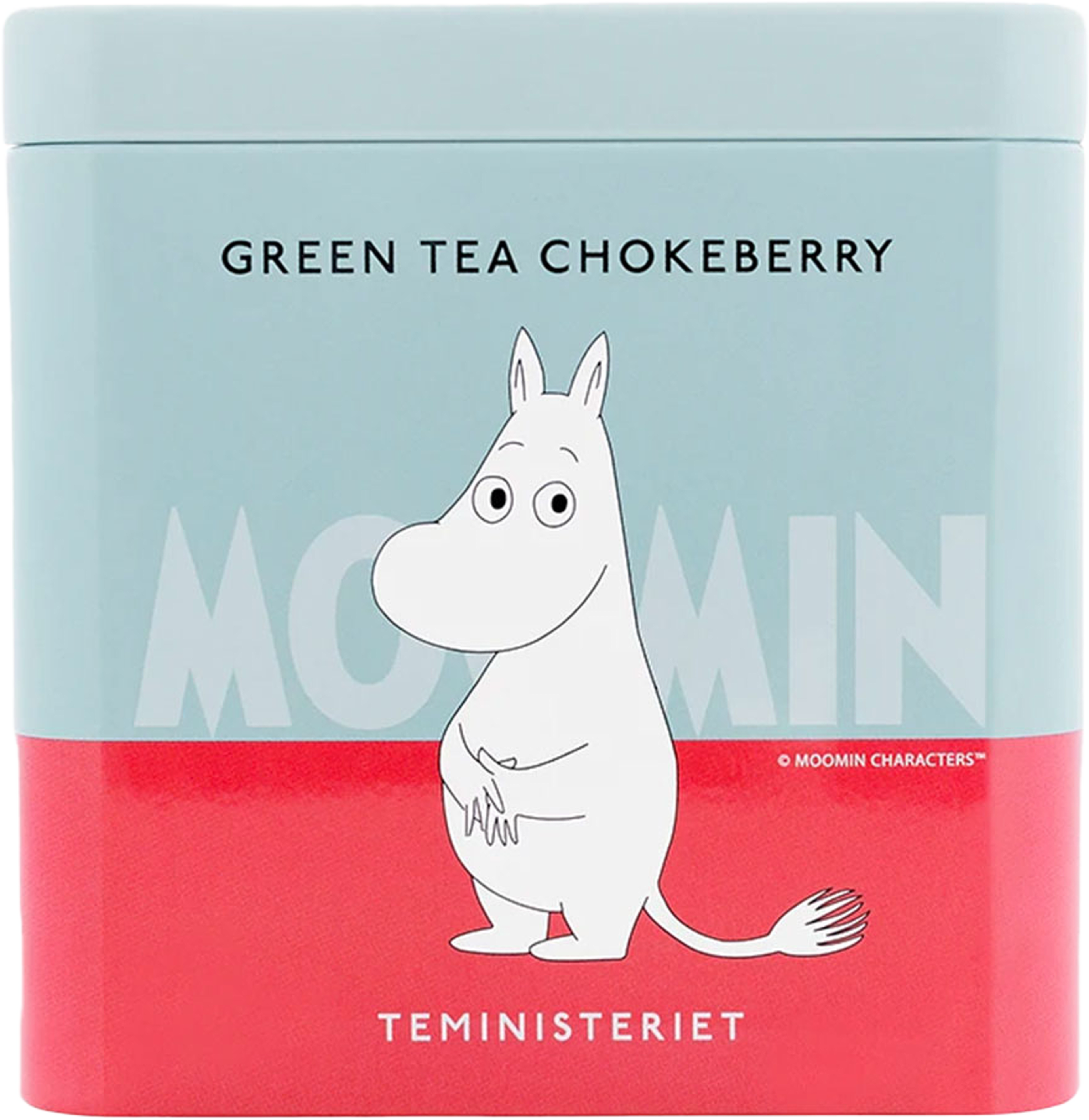 Moomin Green Tea Chokeberries Tin, från Teministeriet, i färgen Turkos. Klicka för att öppna bilden i stort format