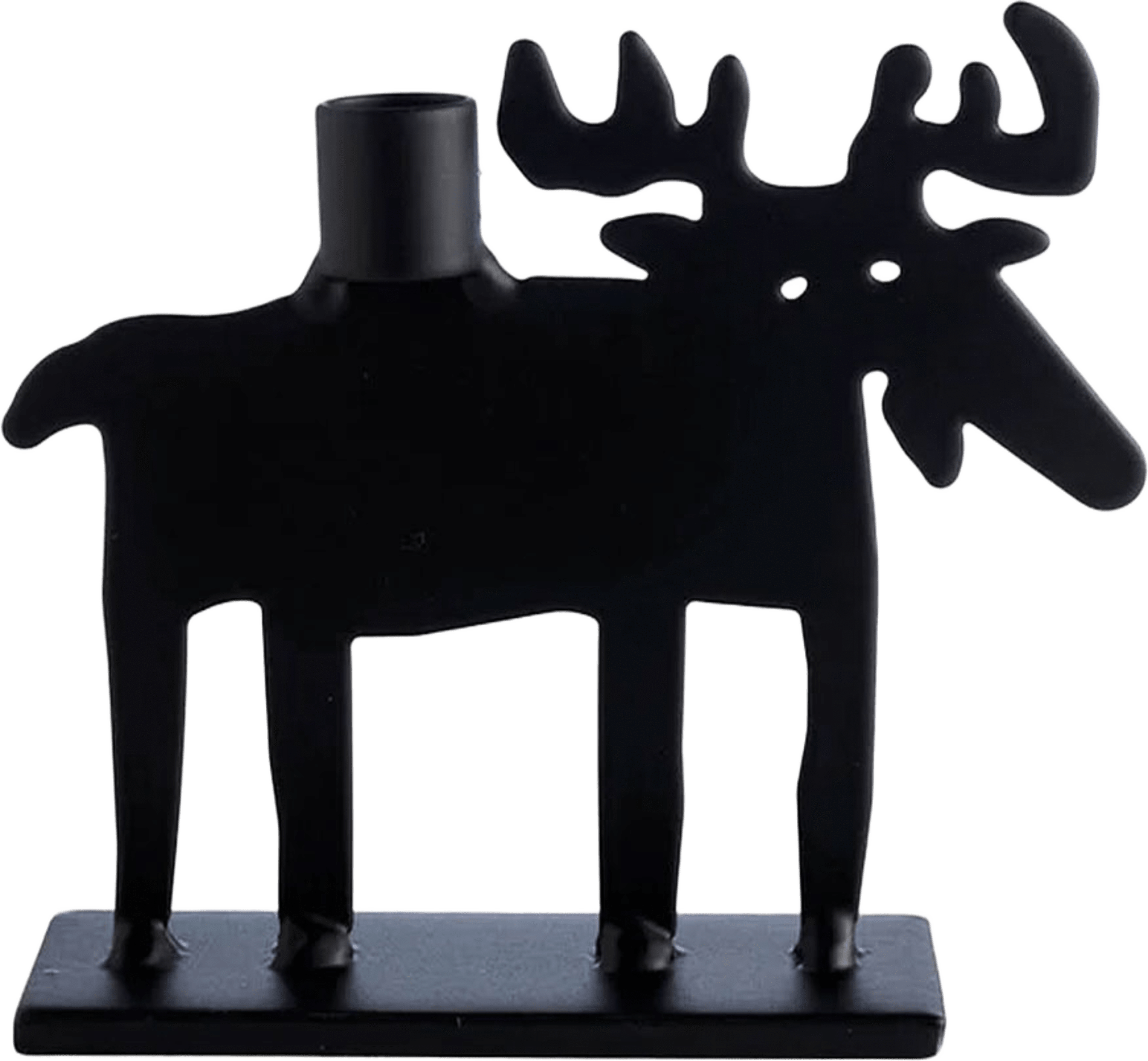 Ljusstake Älg stor, från Bengt & Lotta, i färgen Black. Klicka för att öppna bilden i stort format