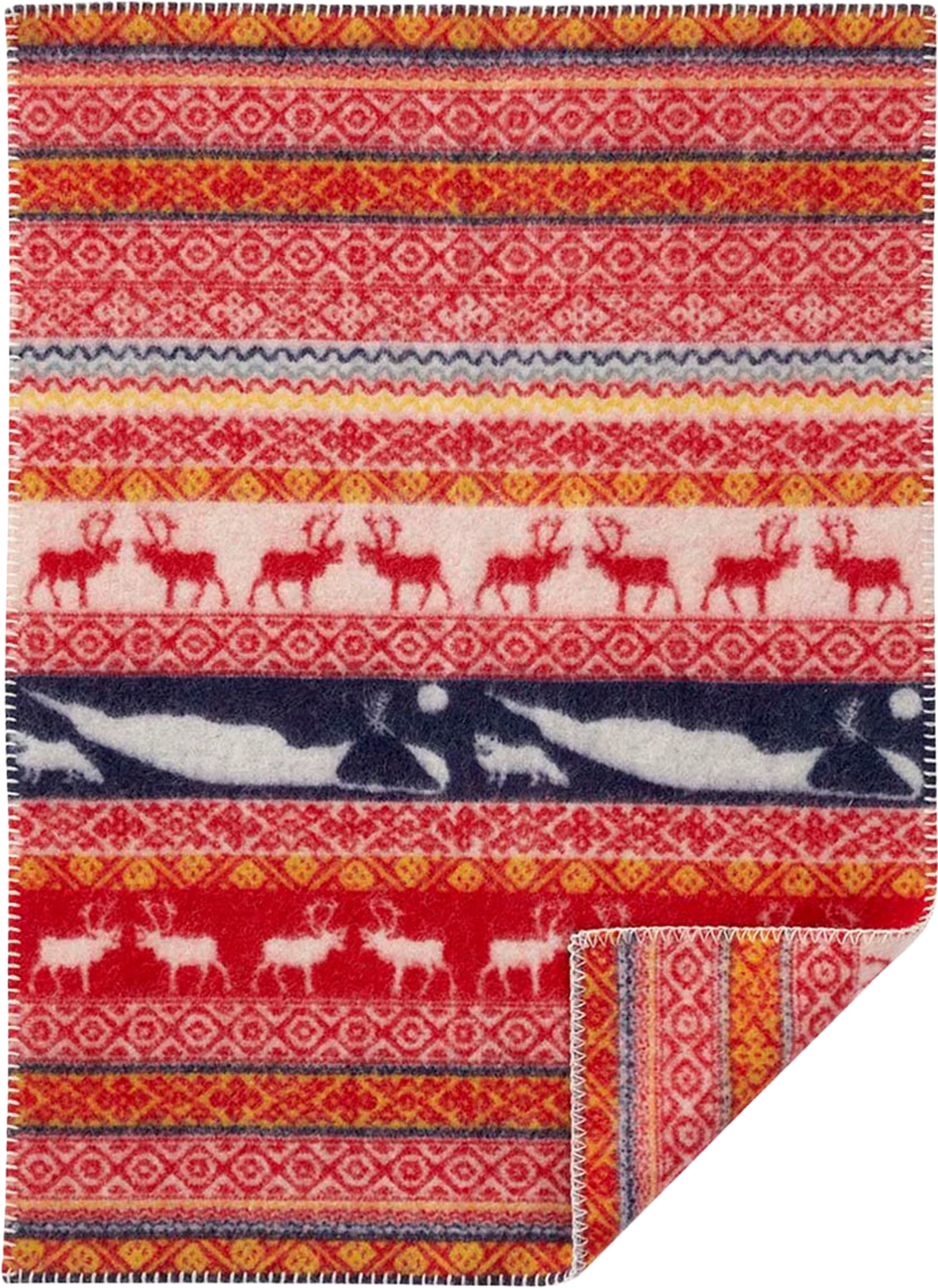 Ullfilt Sarek Baby 65x90 cm, från Klippan, i färgen Multi. Klicka för att öppna bilden i stort format