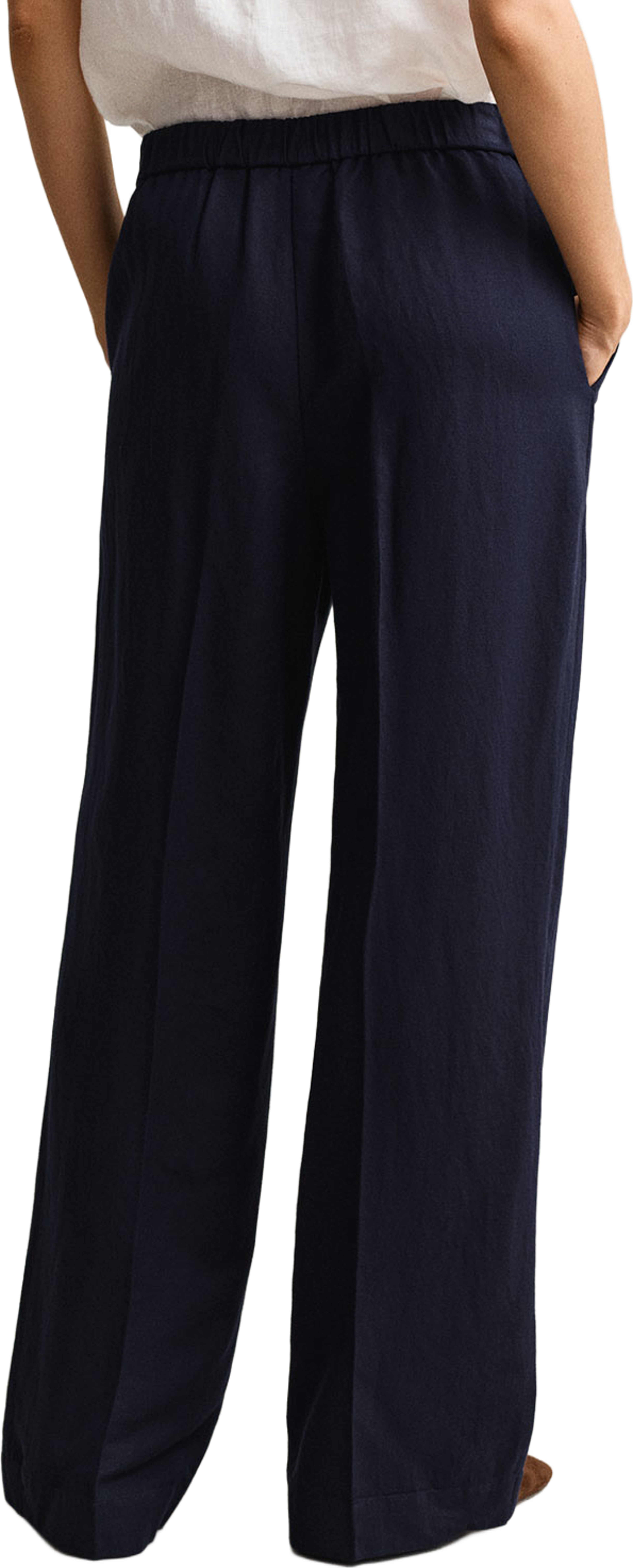 Linen Blend Pants, från GANT, i färgen Evening Blue. Klicka för att öppna bilden i stort format