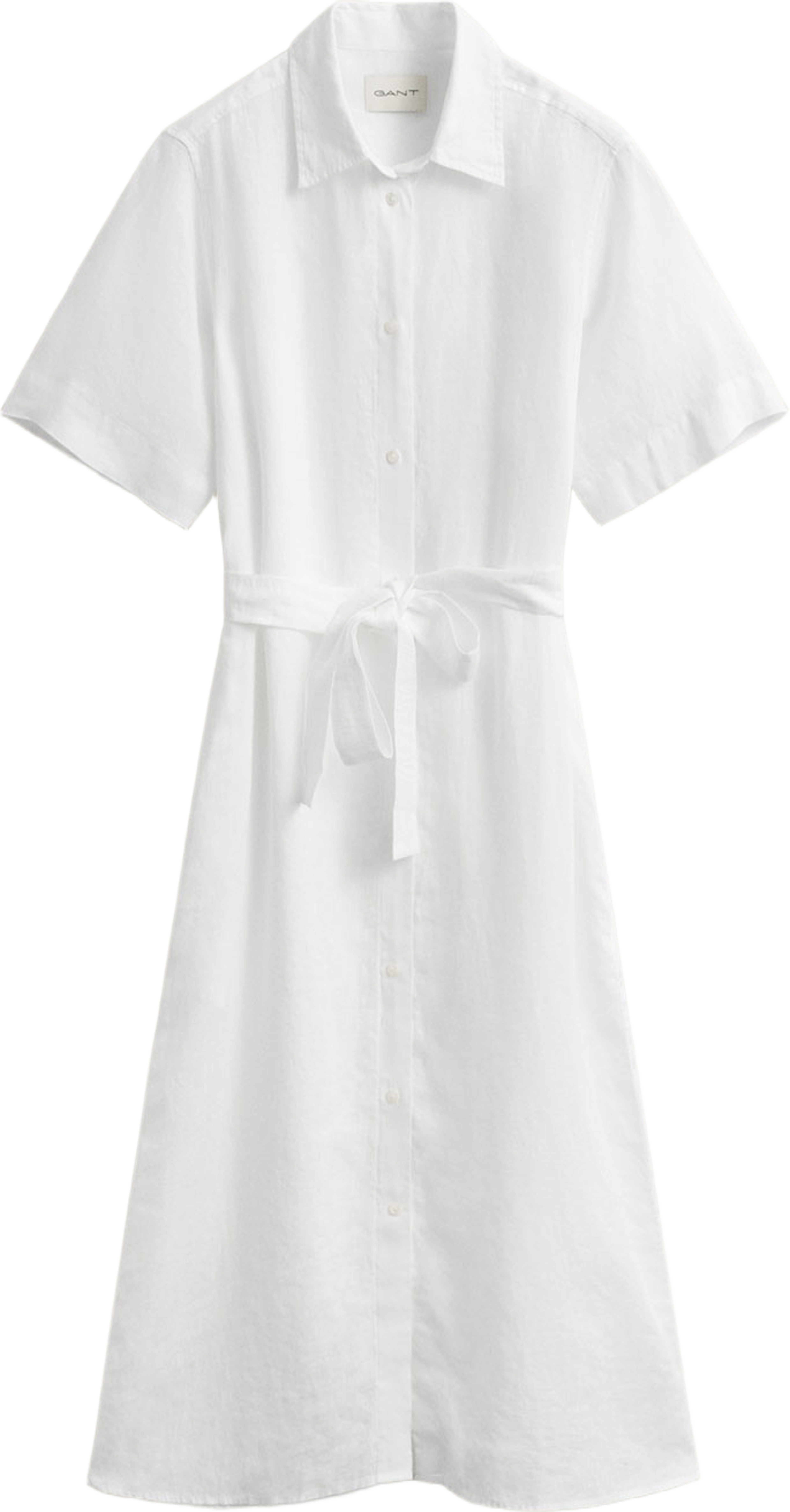 Linen Shirt Dress, från GANT, i färgen White. Klicka för att öppna bilden i stort format
