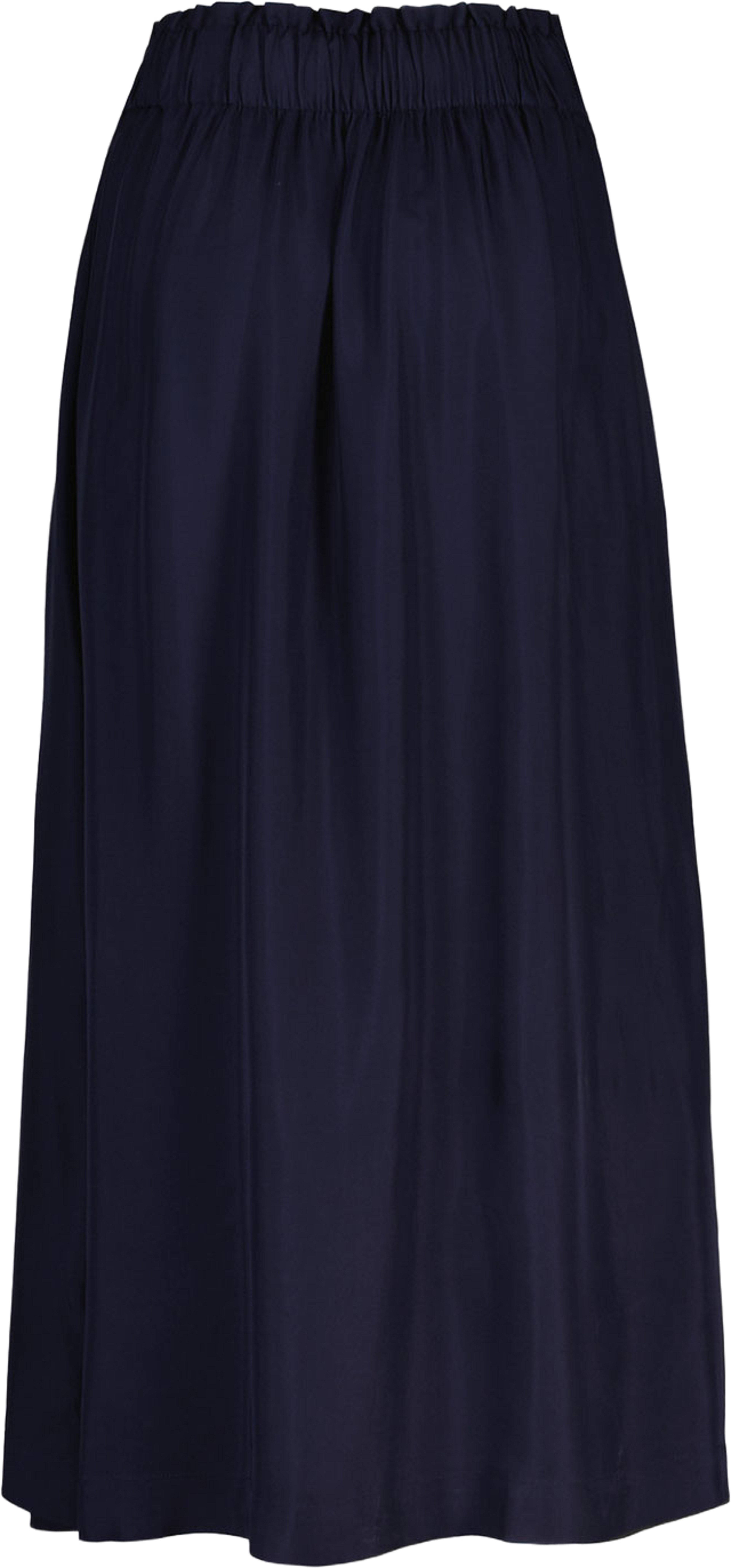 Fluid Twill Pull- on Midi Skirt, från GANT, i färgen Evening Blue. Klicka för att öppna bilden i stort format