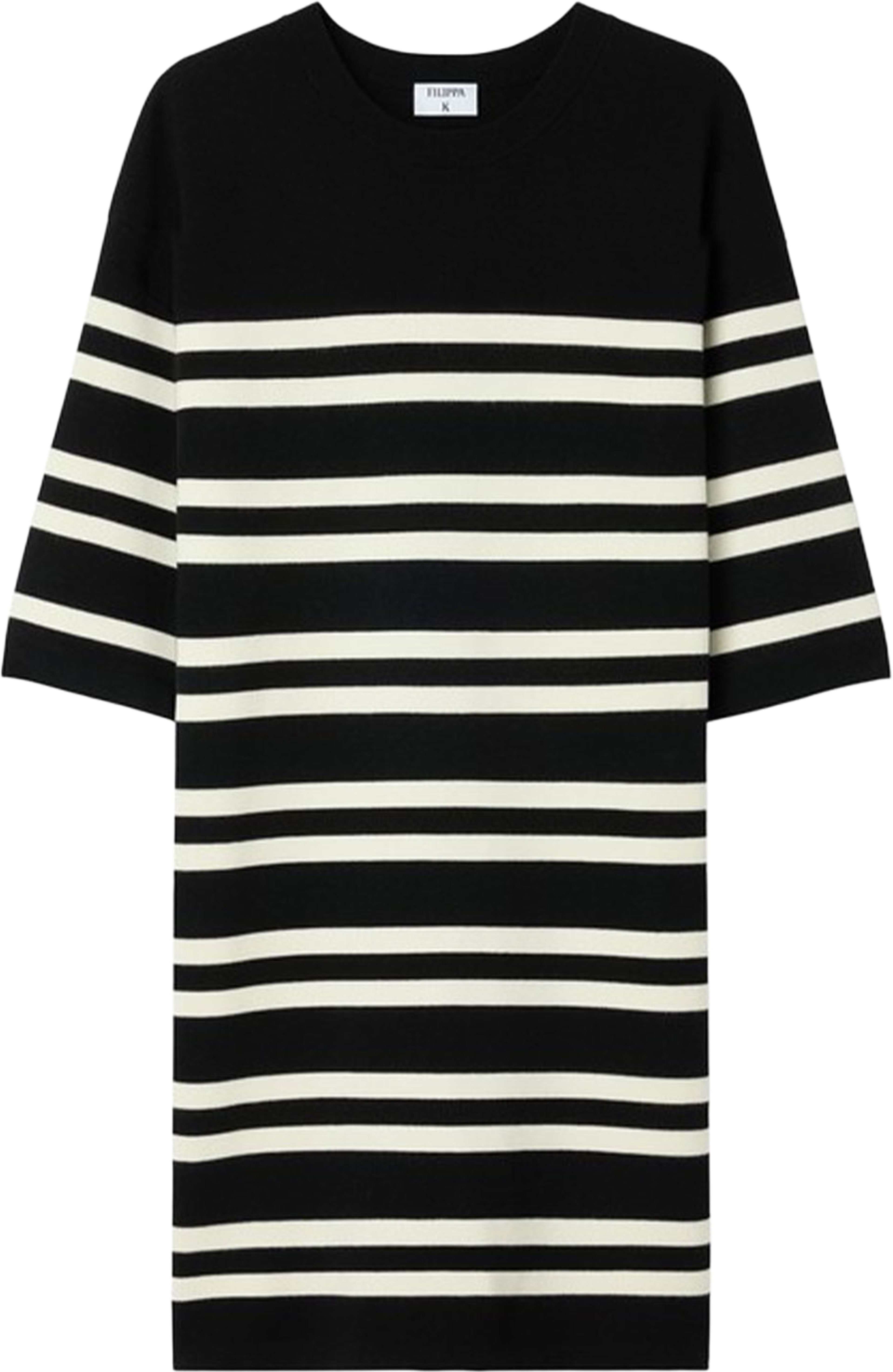 milano knit dress, från Filippa K, i färgen Black/White. Klicka för att öppna bilden i stort format
