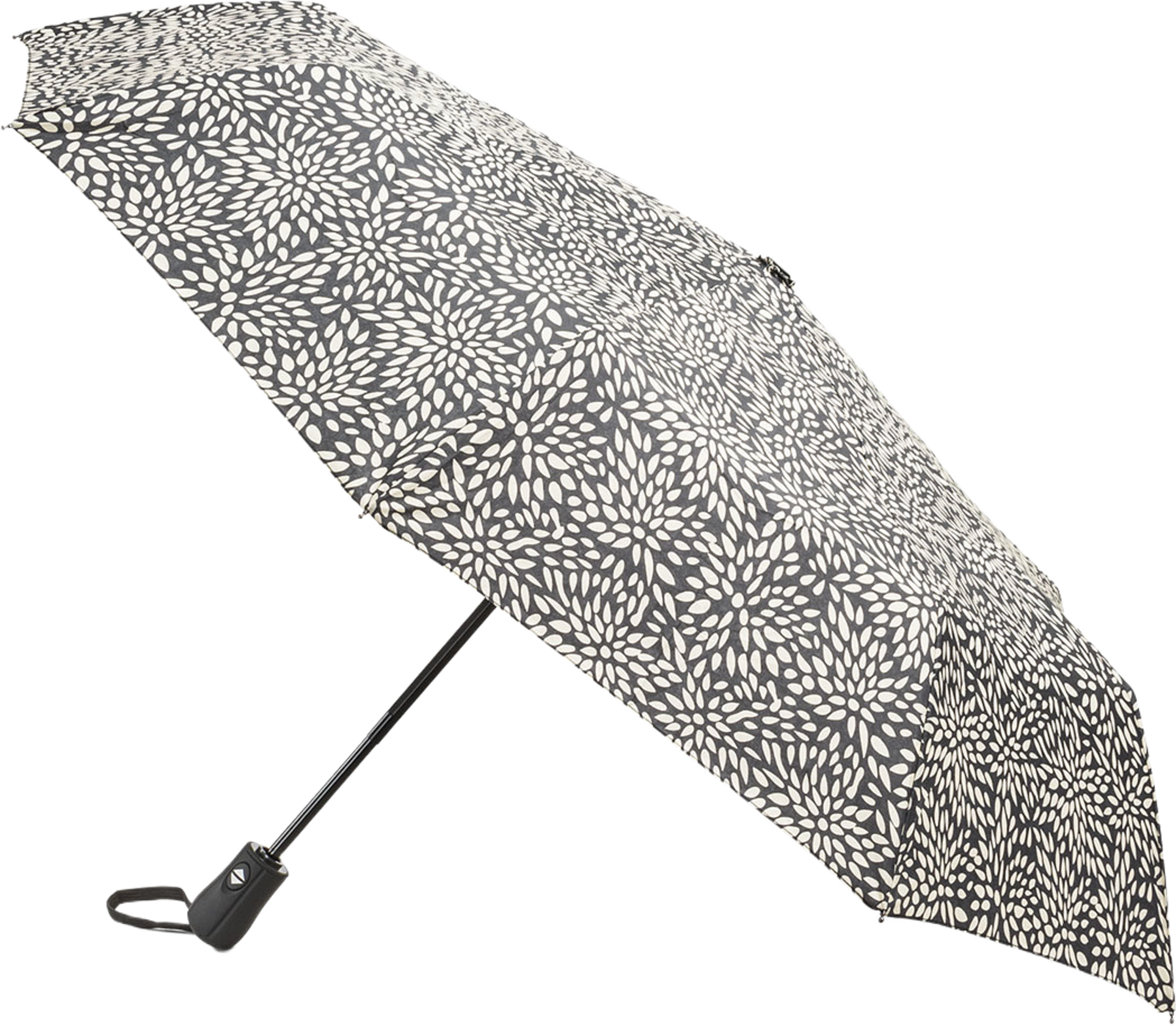 Paraply, extra vindsäkert, från Totes, i färgen Blackpattern. Klicka för att öppna bilden i stort format