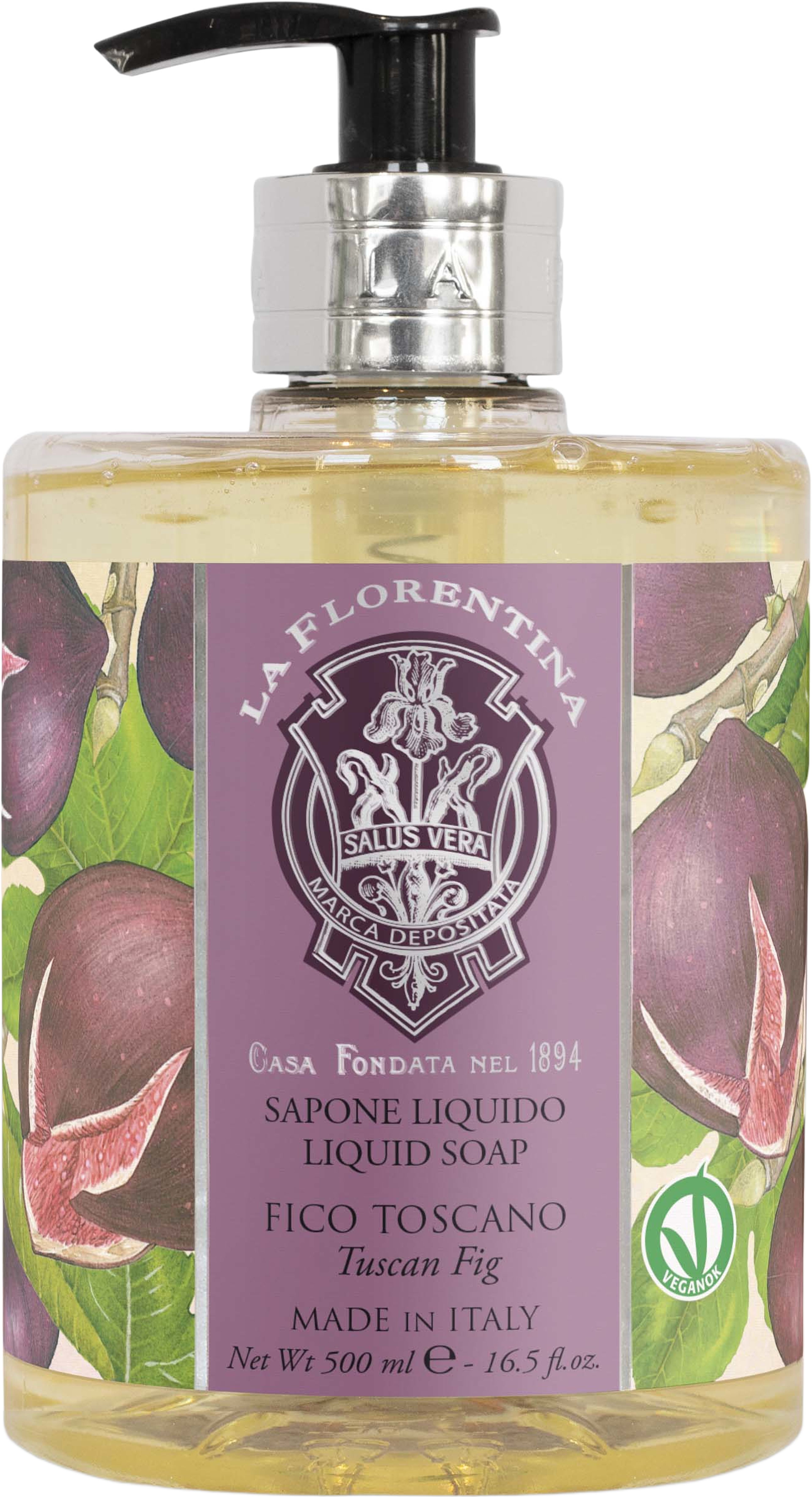 Liquid Soap Tuscan Fig, från La Florentina. Klicka för att öppna bilden i stort format