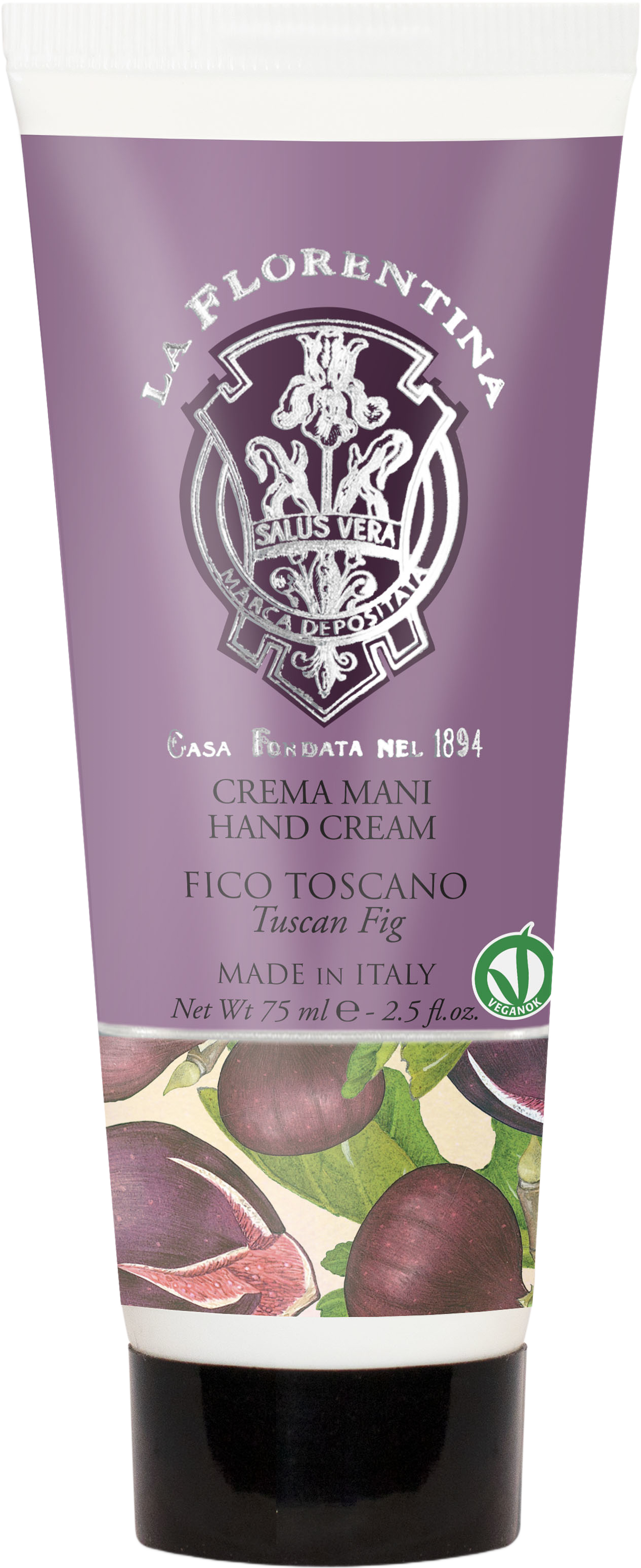 Hand Cream Tuscan Fig, från La Florentina. Klicka för att öppna bilden i stort format