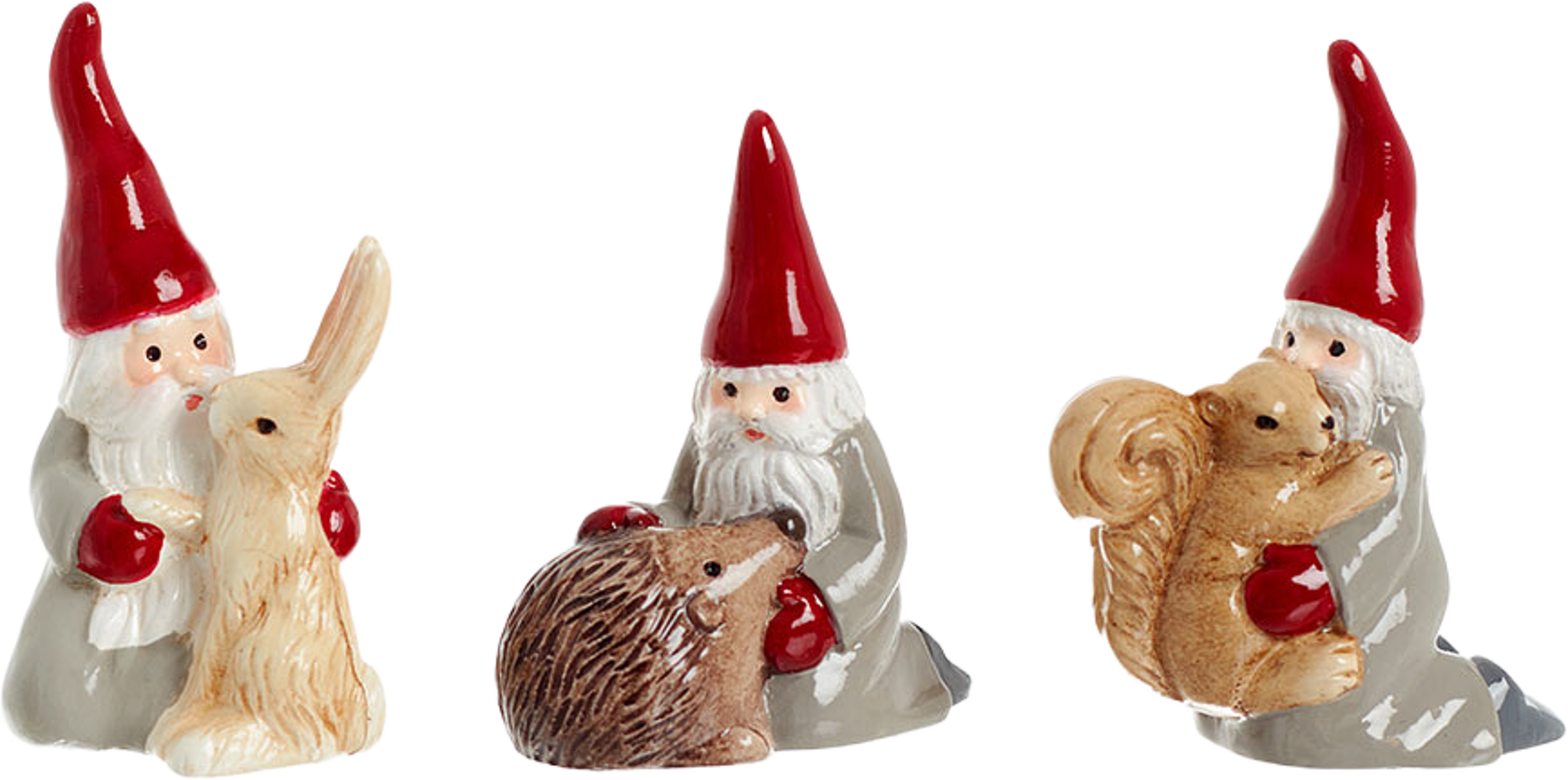 Tomten & Vännerna Minisar 3-set, från Cult Design, i färgen Multi. Klicka för att öppna bilden i stort format