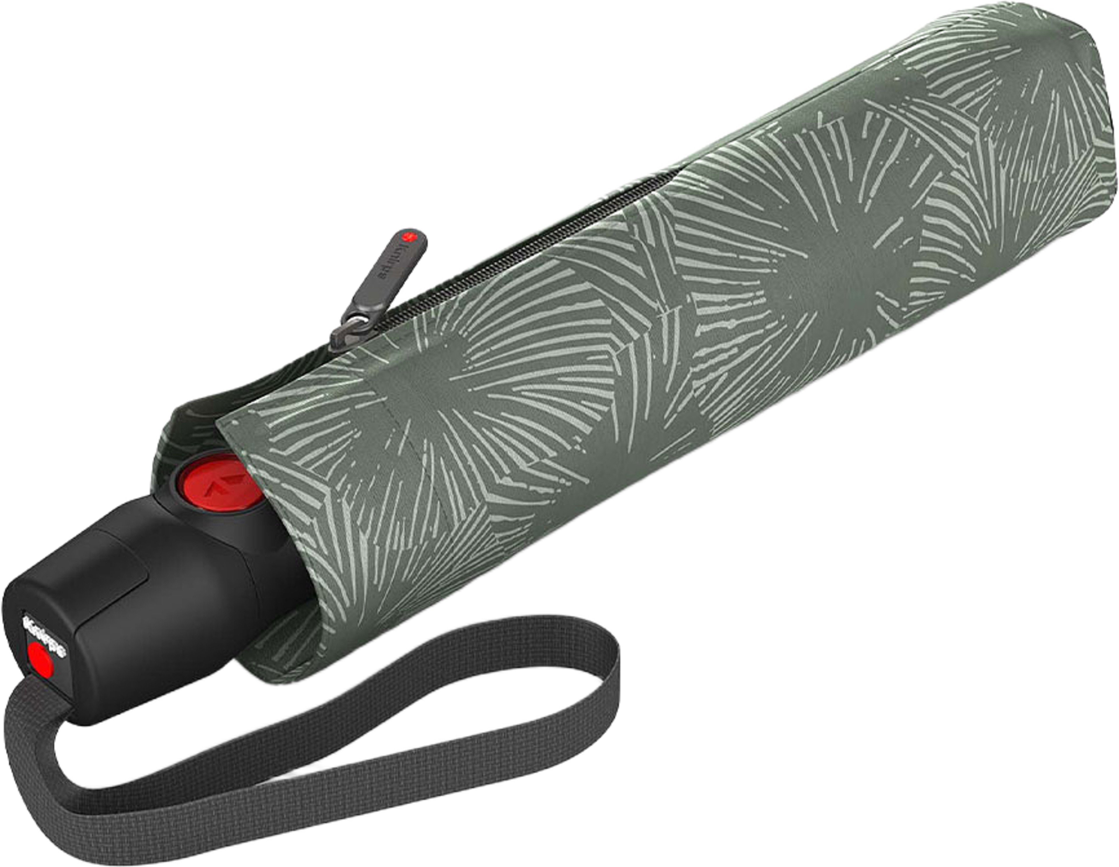 T.200 Medium duomatic, från Knirps, i färgen Doodle Agave. Klicka för att öppna bilden i stort format