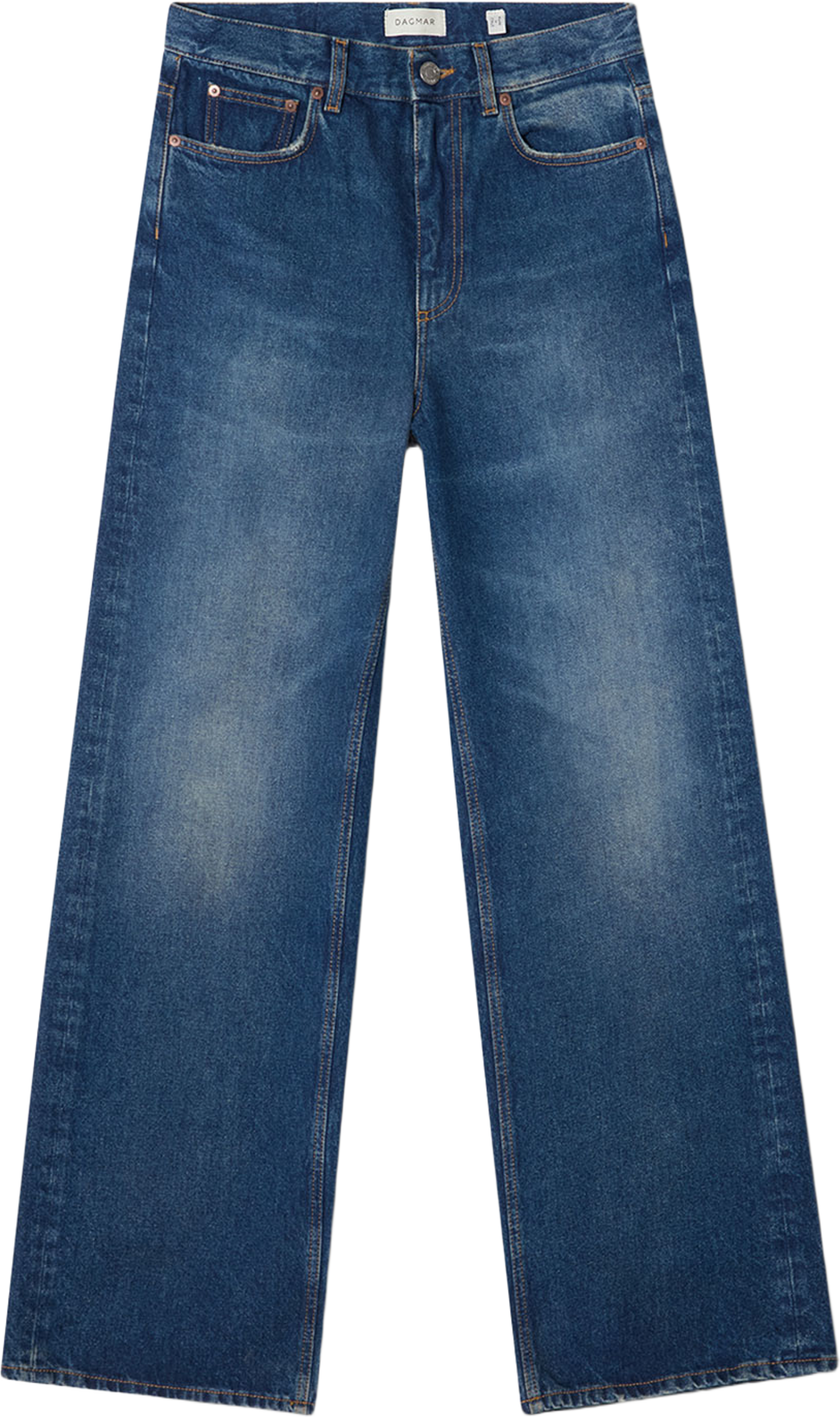 BAGGY FIT DENIM, från Dagmar, i färgen Vintage Blue. Klicka för att öppna bilden i stort format