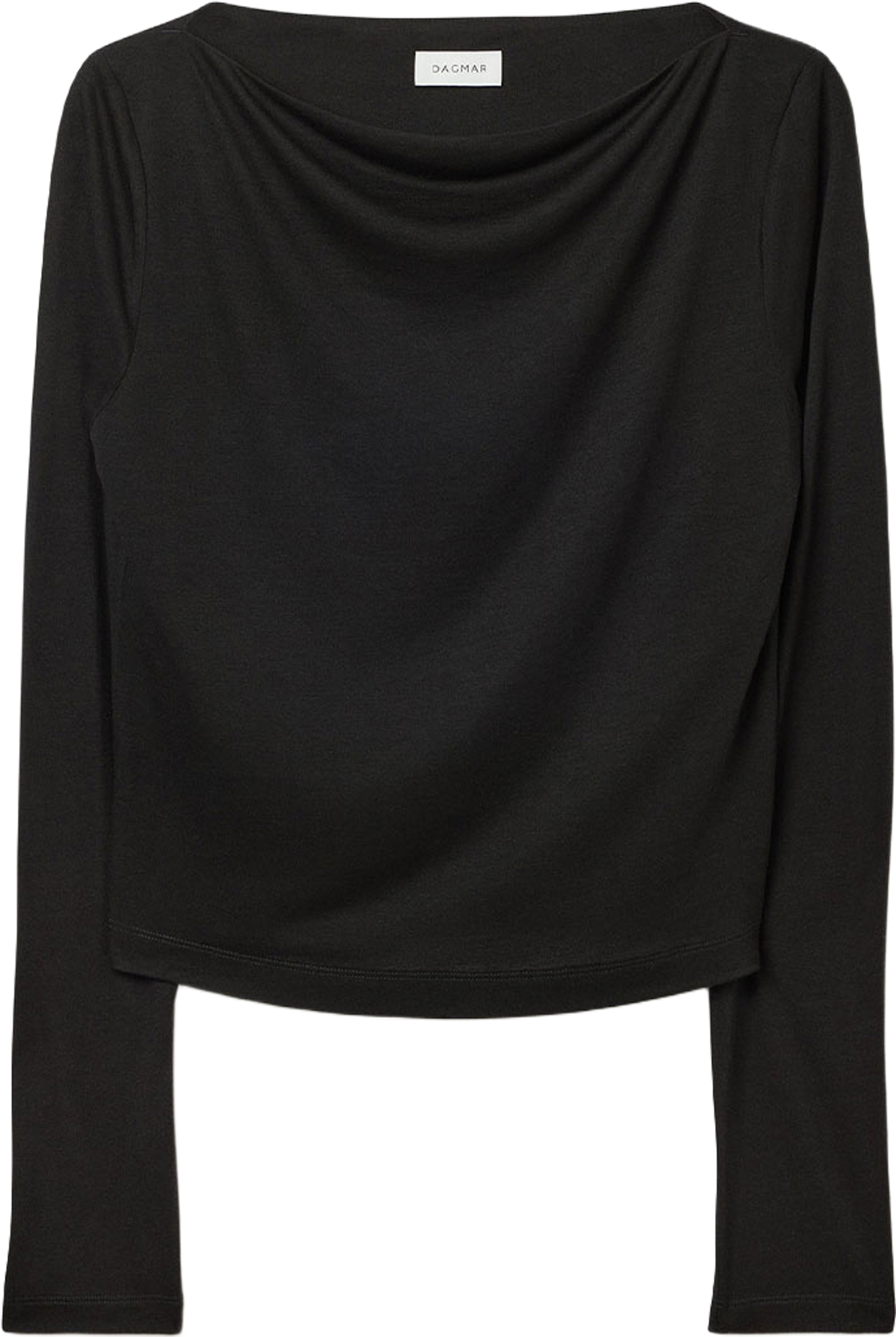 LS SQUARE NECK TOP, från Dagmar, i färgen Black. Klicka för att öppna bilden i stort format