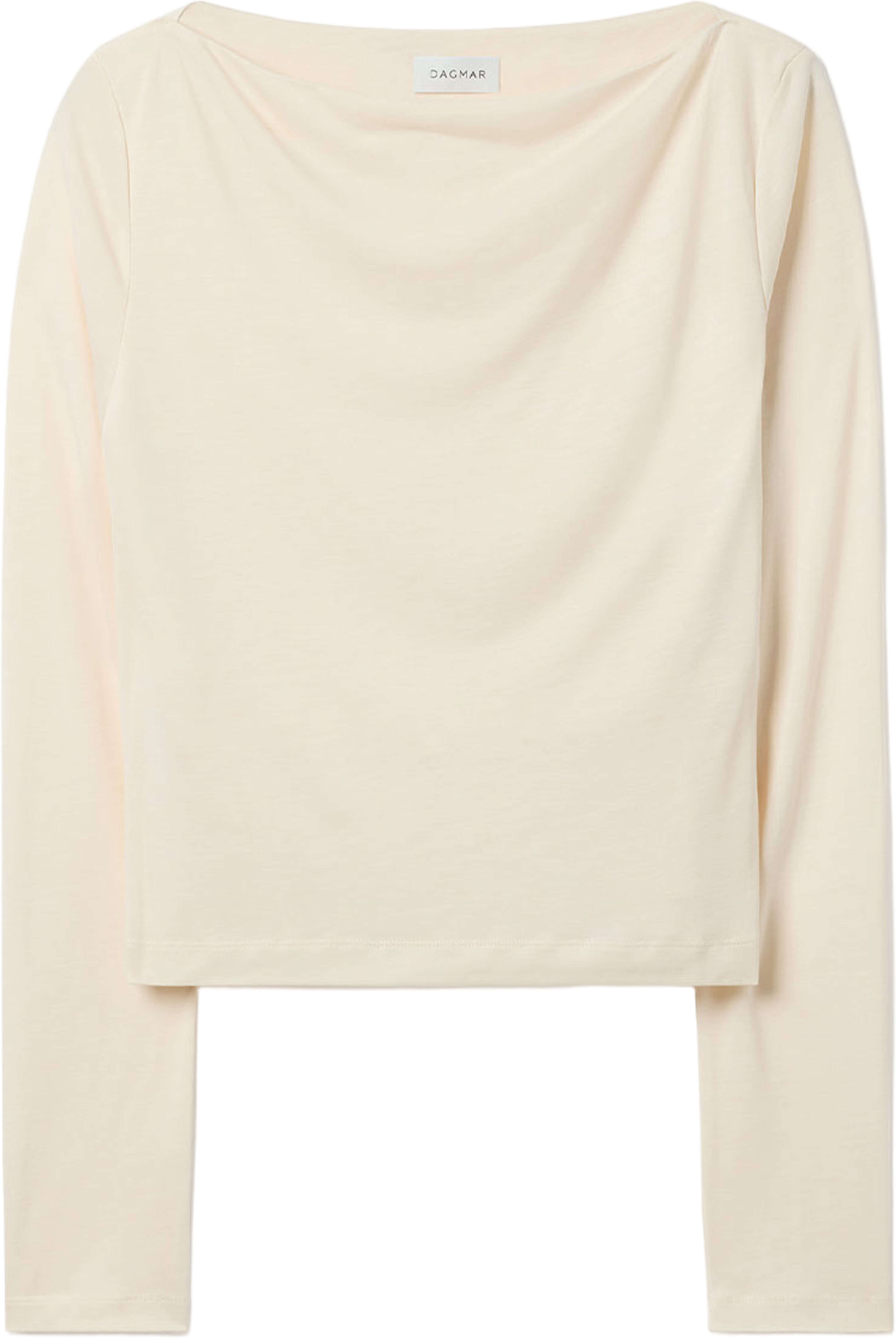 LS SQUARE NECK TOP, från Dagmar, i färgen Cream White. Klicka för att öppna bilden i stort format