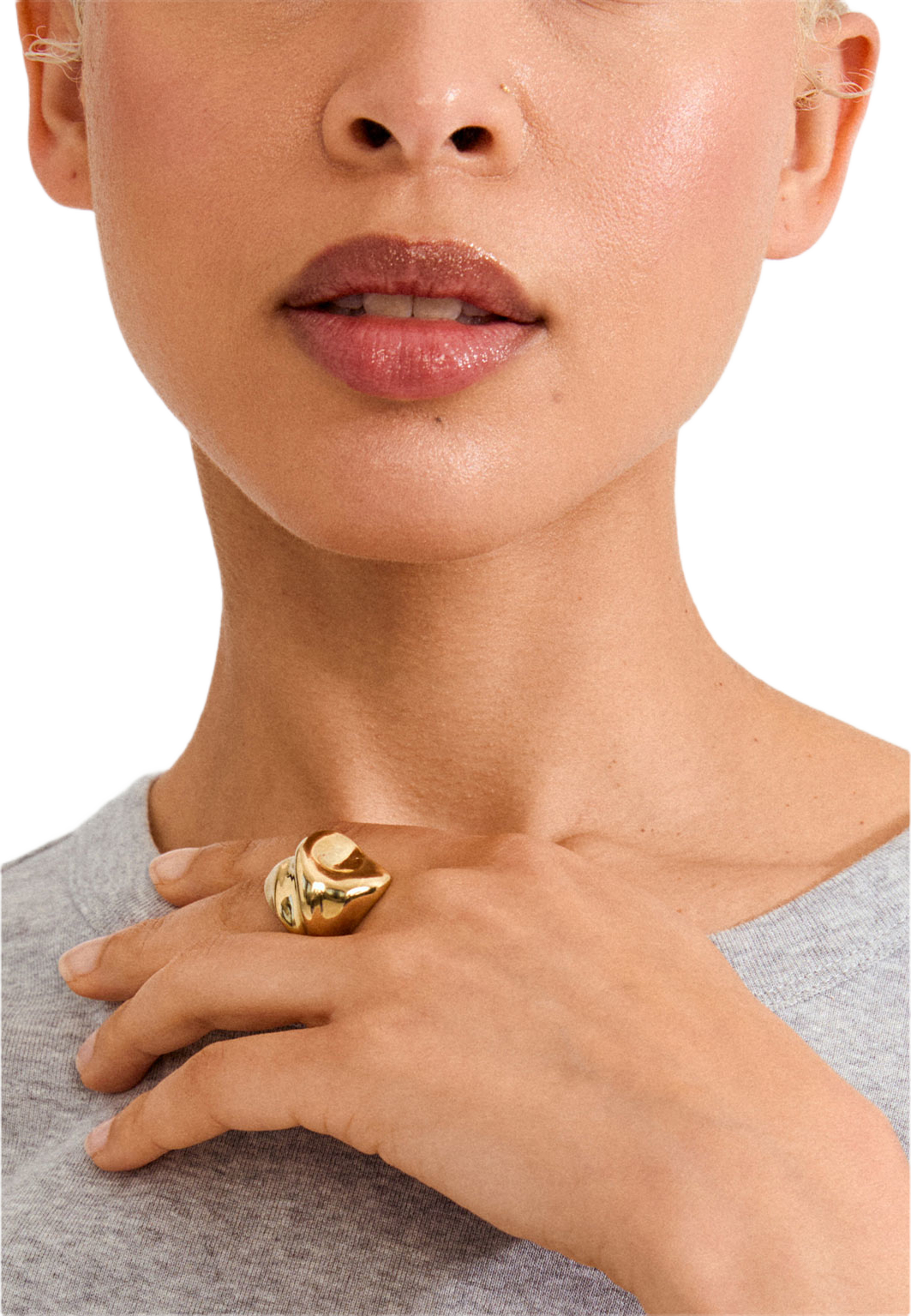 JOHNNIE ring gold-plated, från Pilgrim, i färgen Gold Plated. Klicka för att öppna bilden i stort format