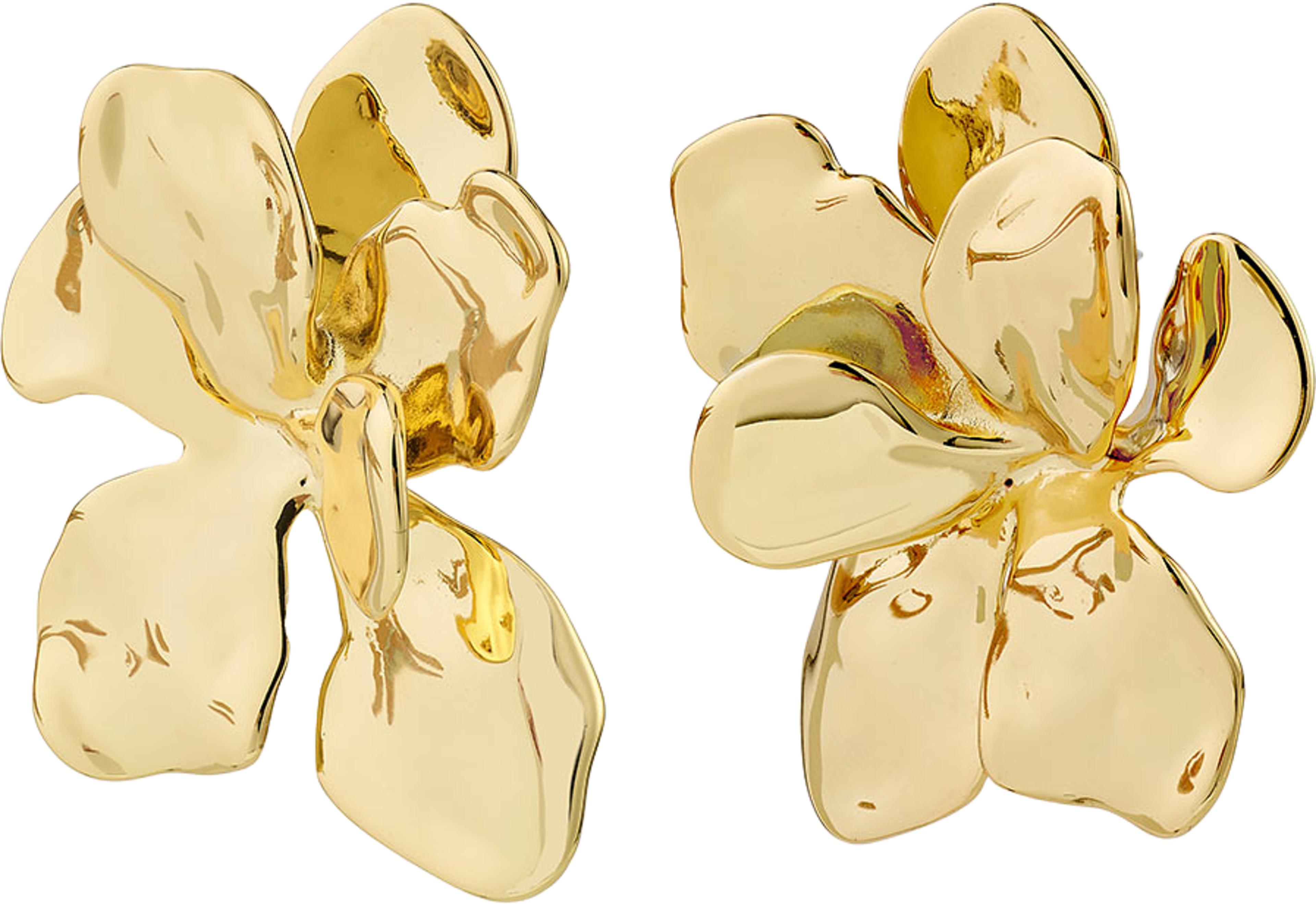 HALEN earrings gold-plated, från Pilgrim, i färgen Gold Plated. Klicka för att öppna bilden i stort format