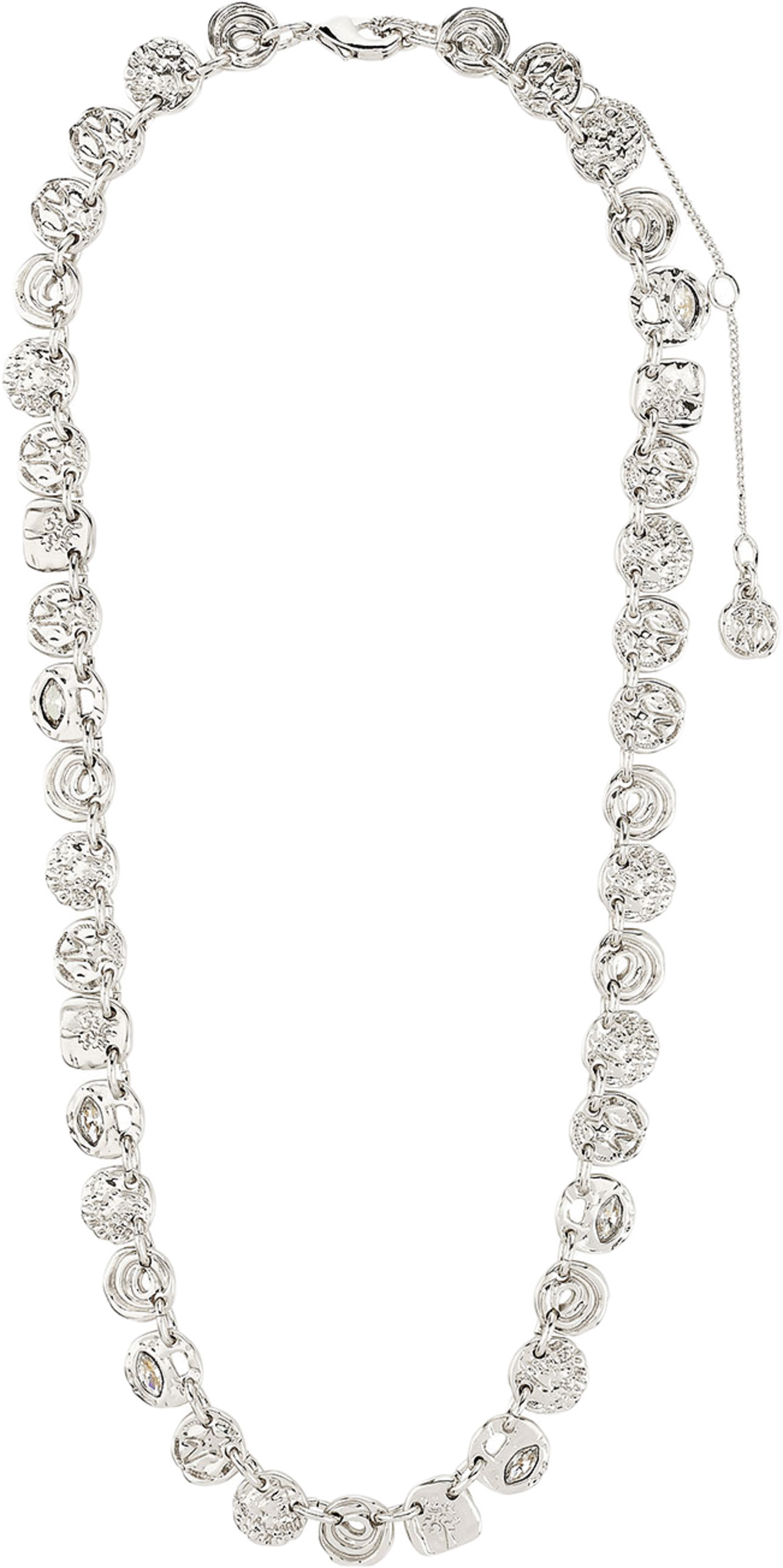 FIRE necklace silver-plated, från Pilgrim, i färgen Silver Plated. Klicka för att öppna bilden i stort format