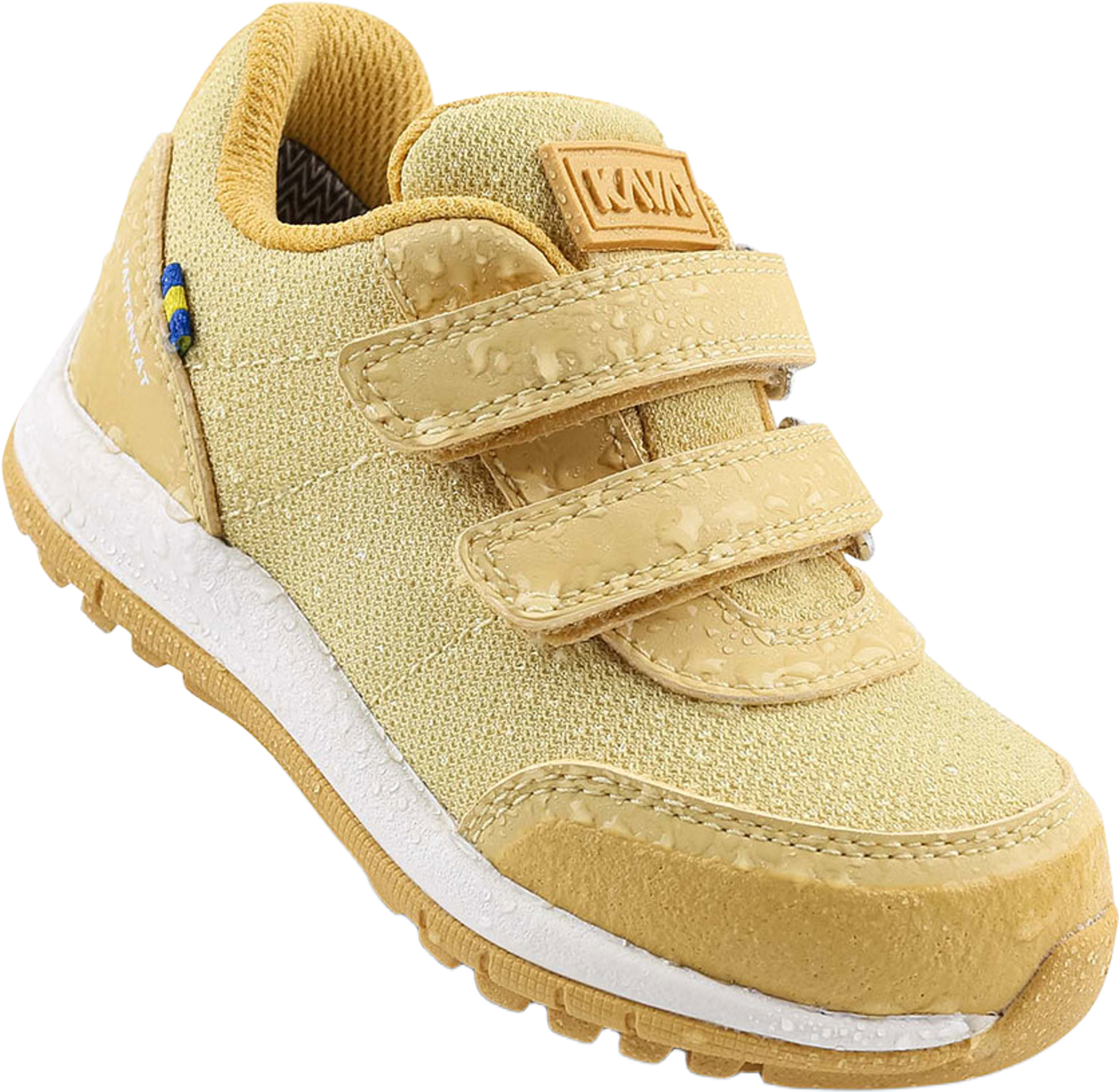 Vattentäta sneakers Halland, från Kavat, i färgen Soft Sun. Klicka för att öppna bilden i stort format