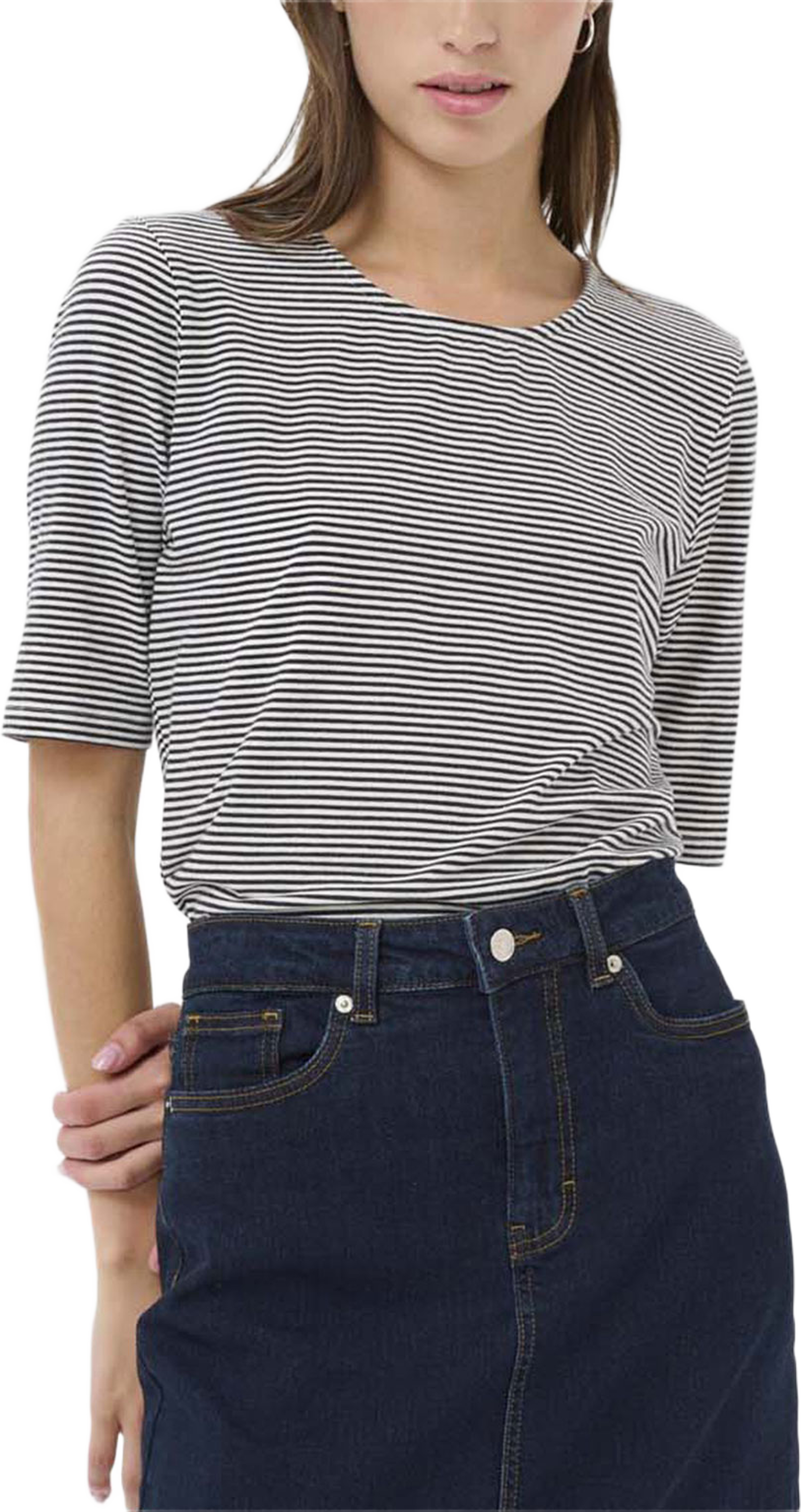 NemiPW T-shirt, från Part Two, i färgen Dark Navy Stripe. Klicka för att öppna bilden i stort format