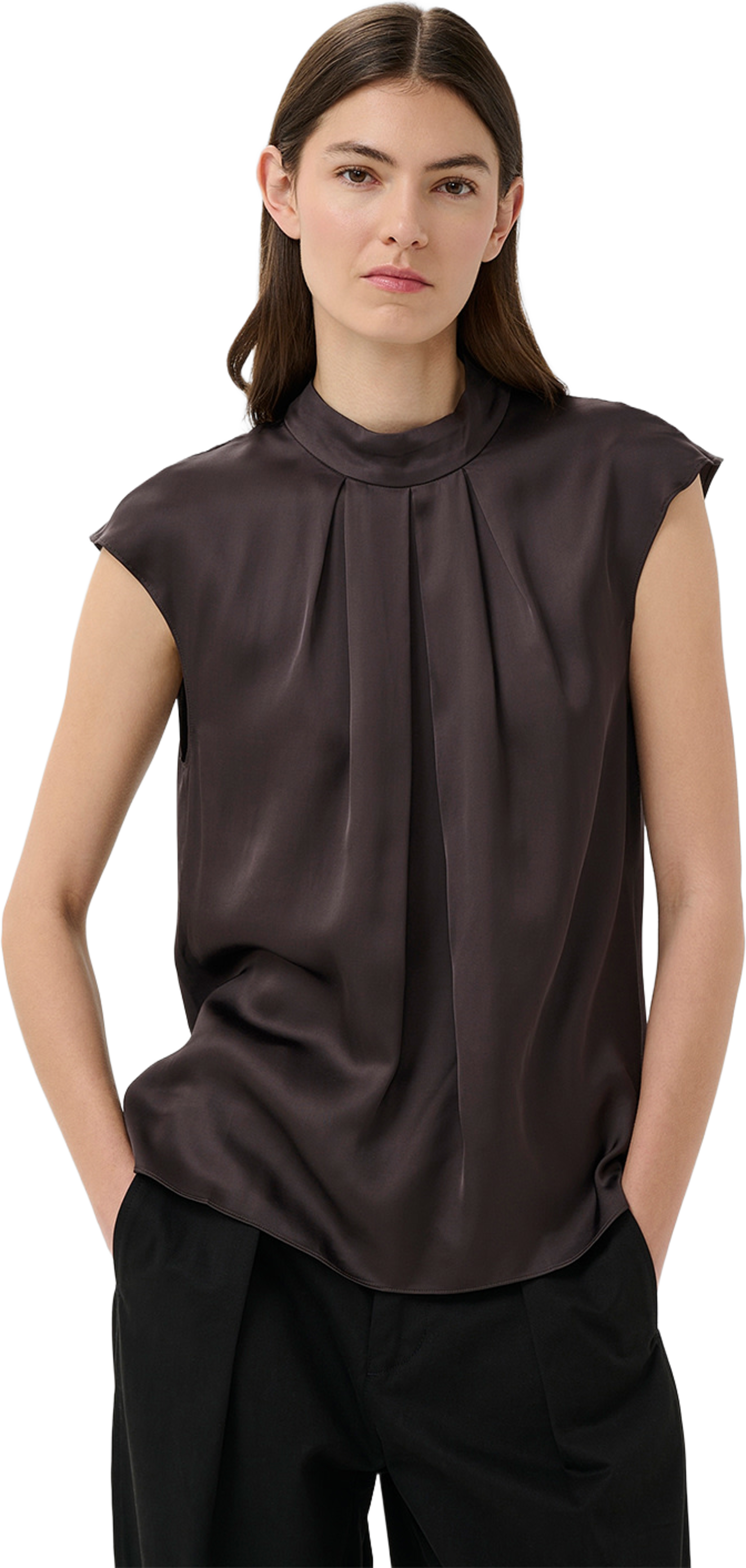 Balla Nixie Blouse, från Inwear, i färgen Truffle. Klicka för att öppna bilden i stort format