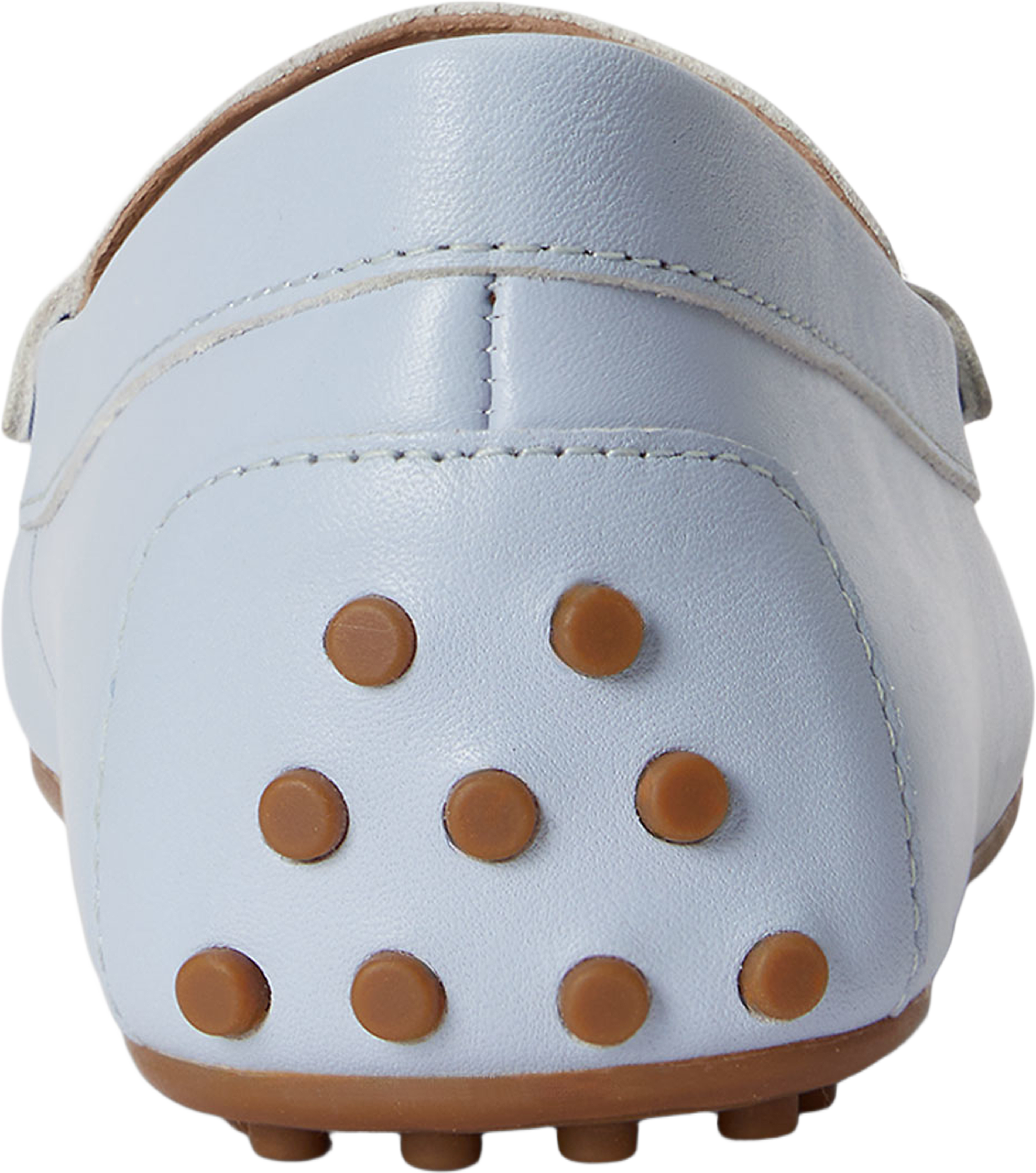 Barnsbury Nappa Leather Driver, från Lauren Ralph Lauren, i färgen Alpine Blue. Klicka för att öppna bilden i stort format